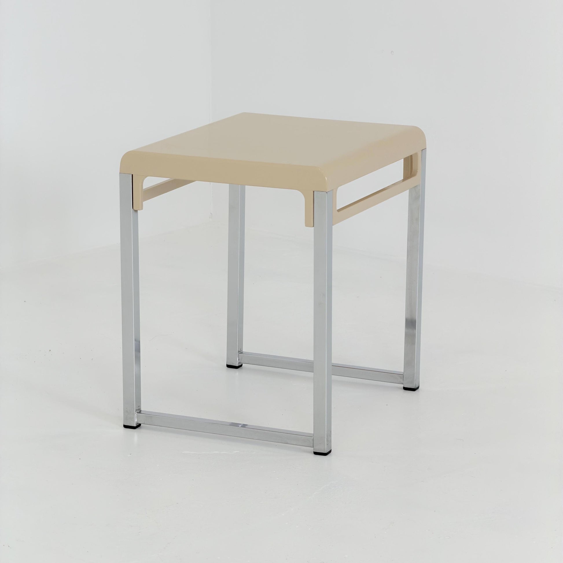 Mid century Blue Space Age side table by Marc Berthier for Prisunic, 1970s