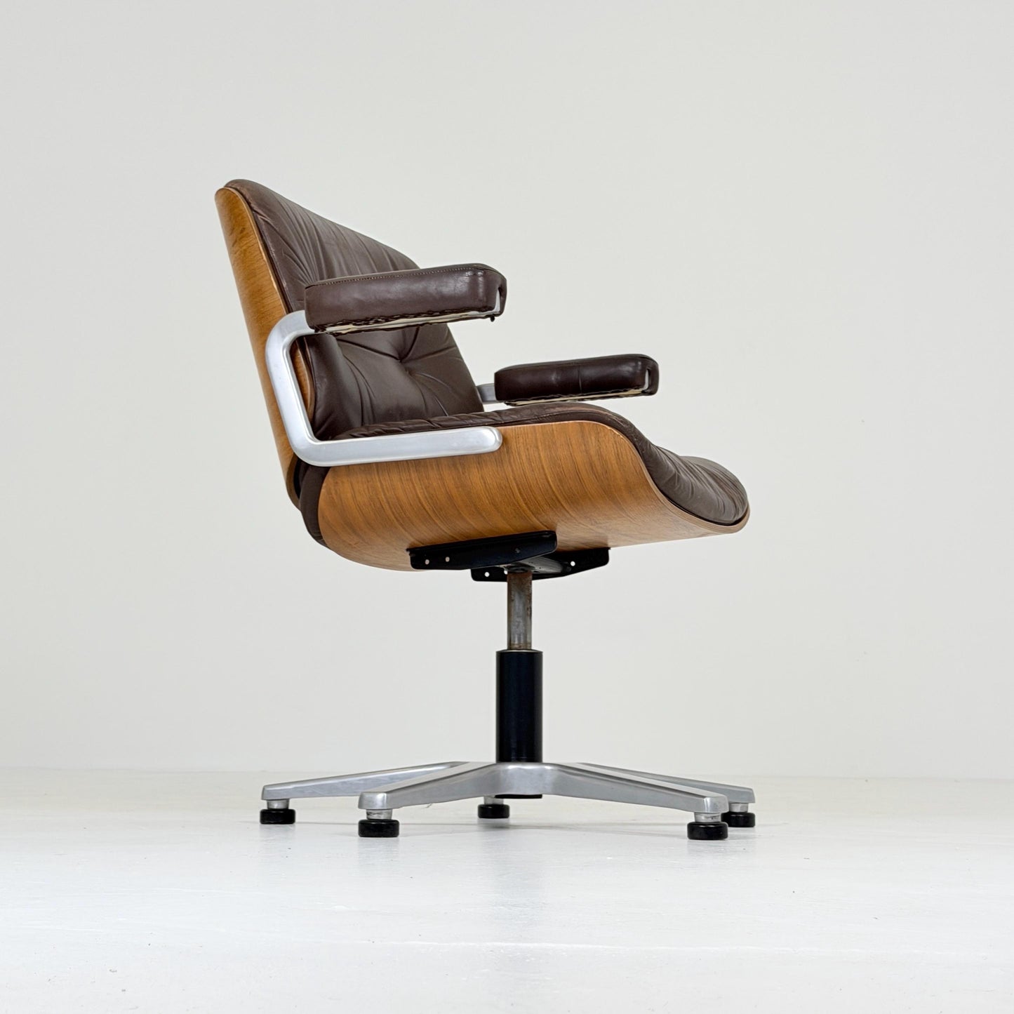 Mid century Stoll Giroflex Executive Office Chair by Karl Dittert, Switzerland, 1970s