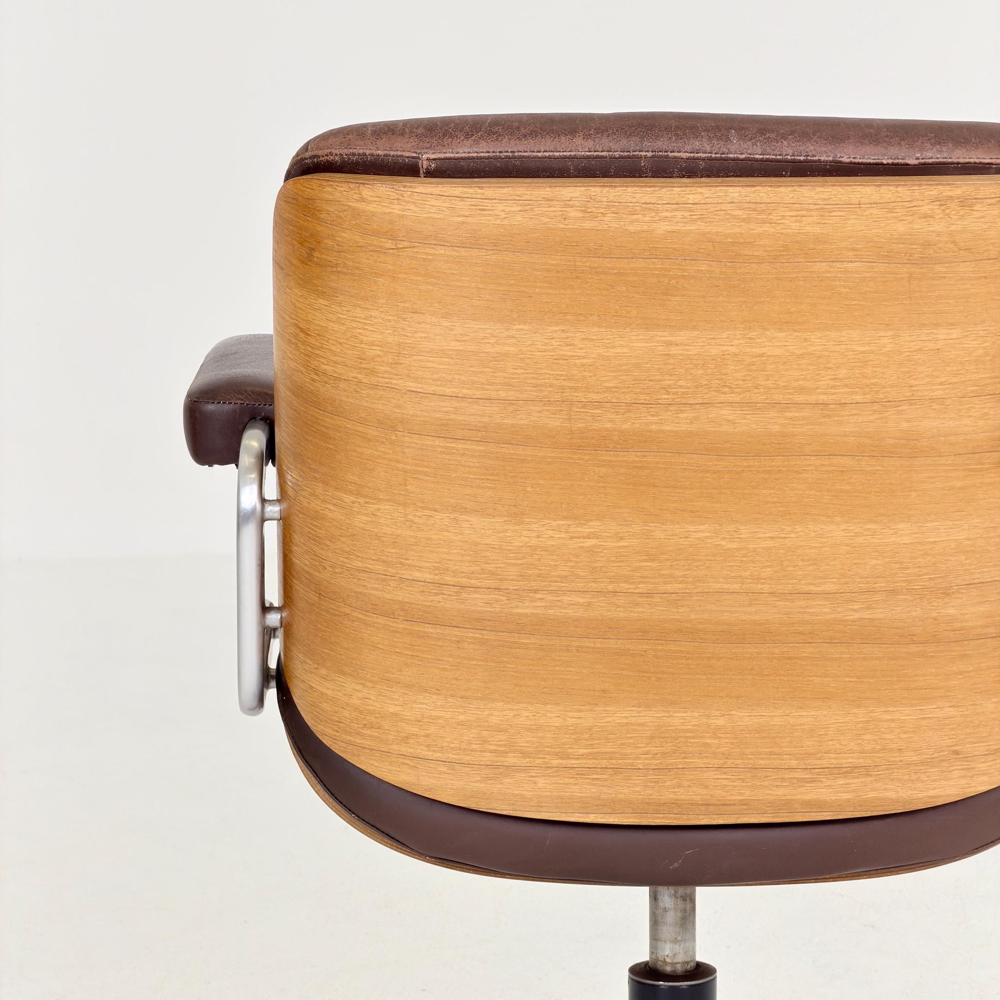 Mid century Stoll Giroflex Executive Office Chair by Karl Dittert, Switzerland, 1970s