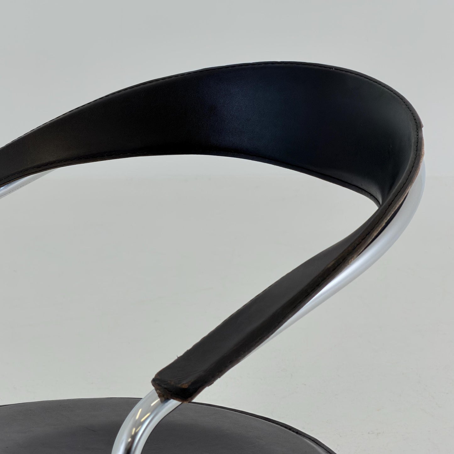 Mid century Bauhaus Canasta Cantilever Chair by Arrben, Italy 1980s,