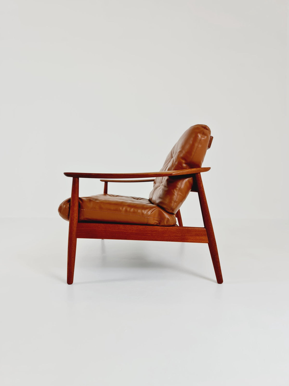 super rare Mid-century Danish teak lounge chair/ Sofa 2 seater by Arne Vodder For France & Son ,1960s