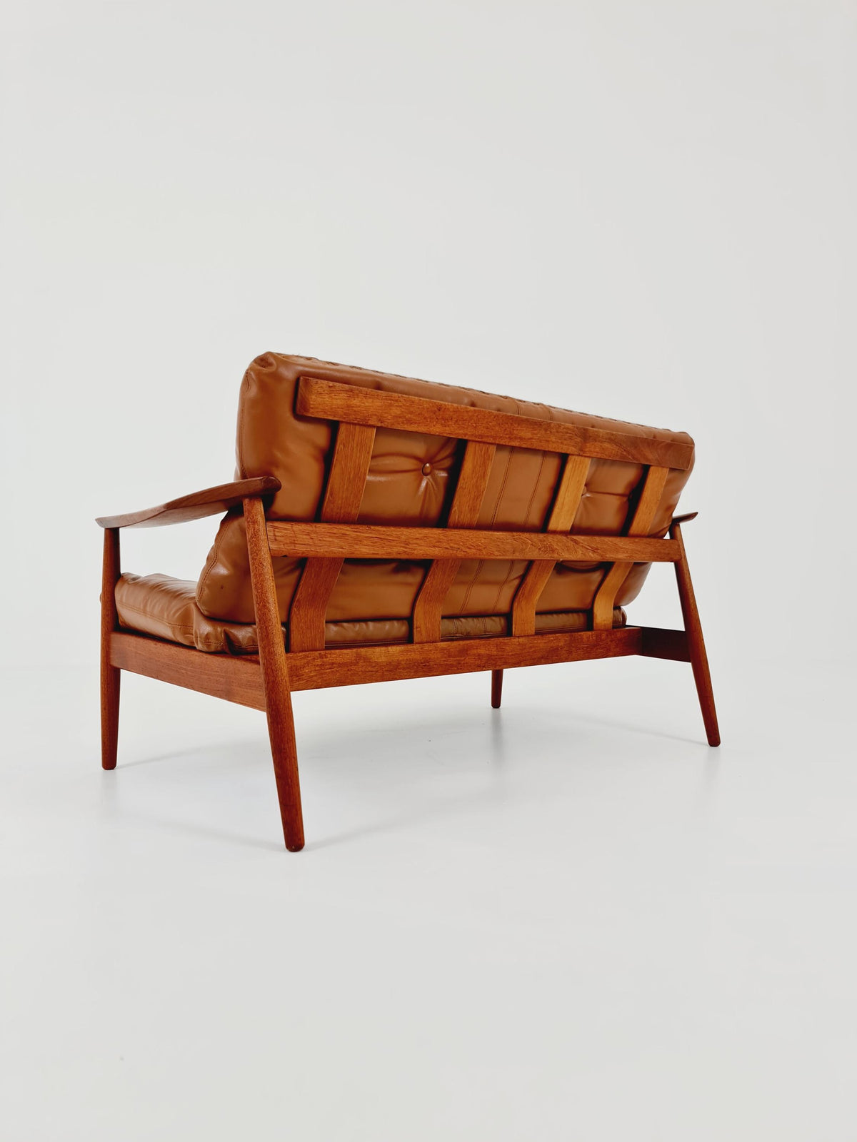 super rare Mid-century Danish teak lounge chair/ Sofa 2 seater by Arne Vodder For France & Son ,1960s