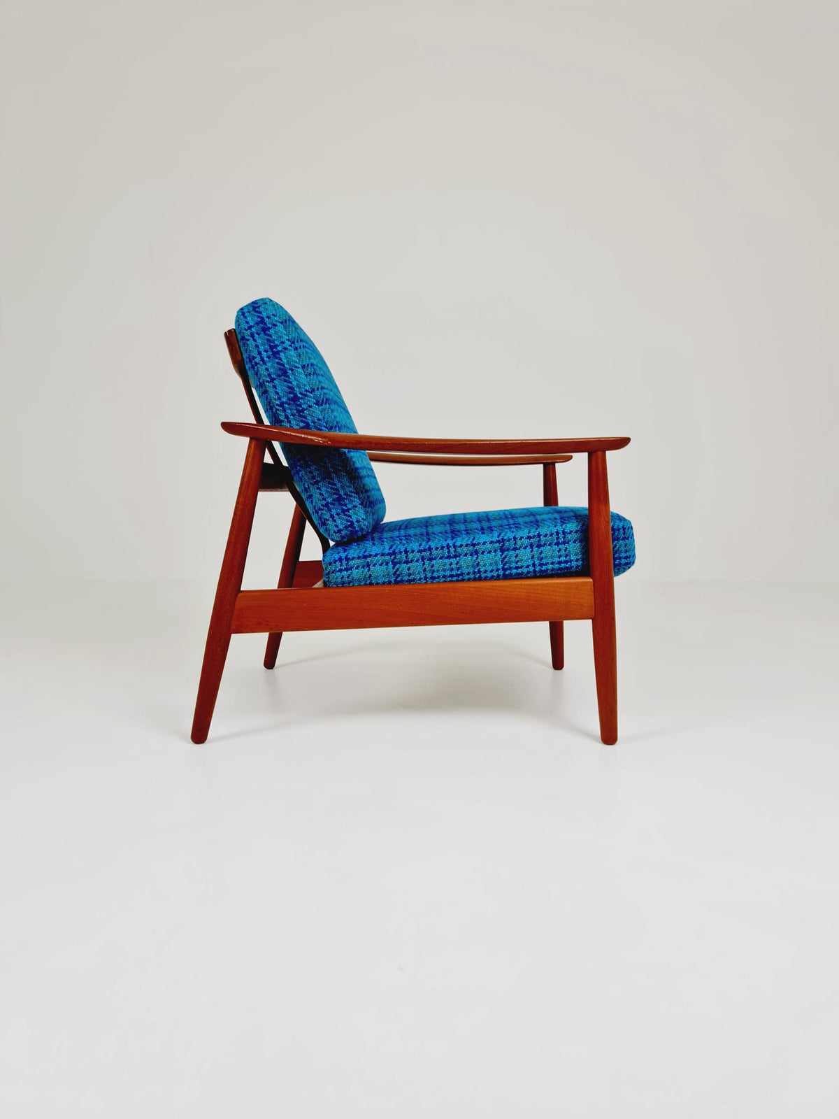 super rare Mid-century Danish teak lounge chair/ Armchair by Arne Vodder For Cado ,1960s