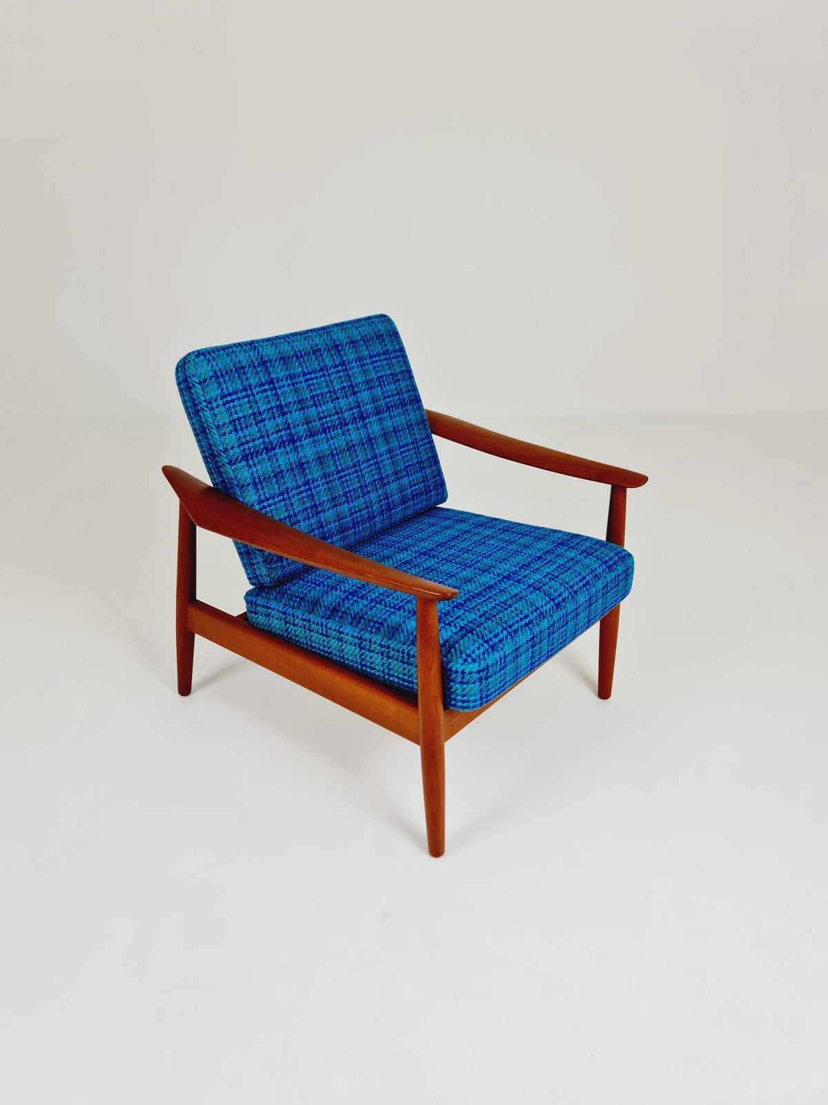 super rare Mid-century Danish teak lounge chair/ Armchair by Arne Vodder For Cado ,1960s
