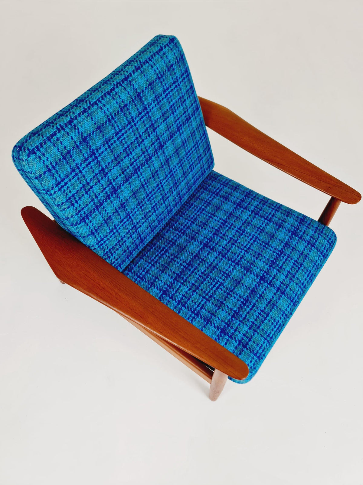super rare Mid-century Danish teak lounge chair/ Armchair by Arne Vodder For Cado ,1960s