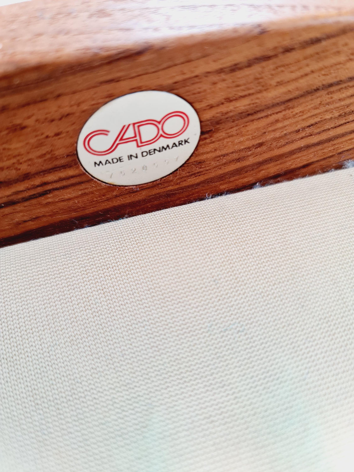 super rare Mid-century Danish teak lounge chair/ Sofa 2 seater by Arne Vodder For Cado ,1960s