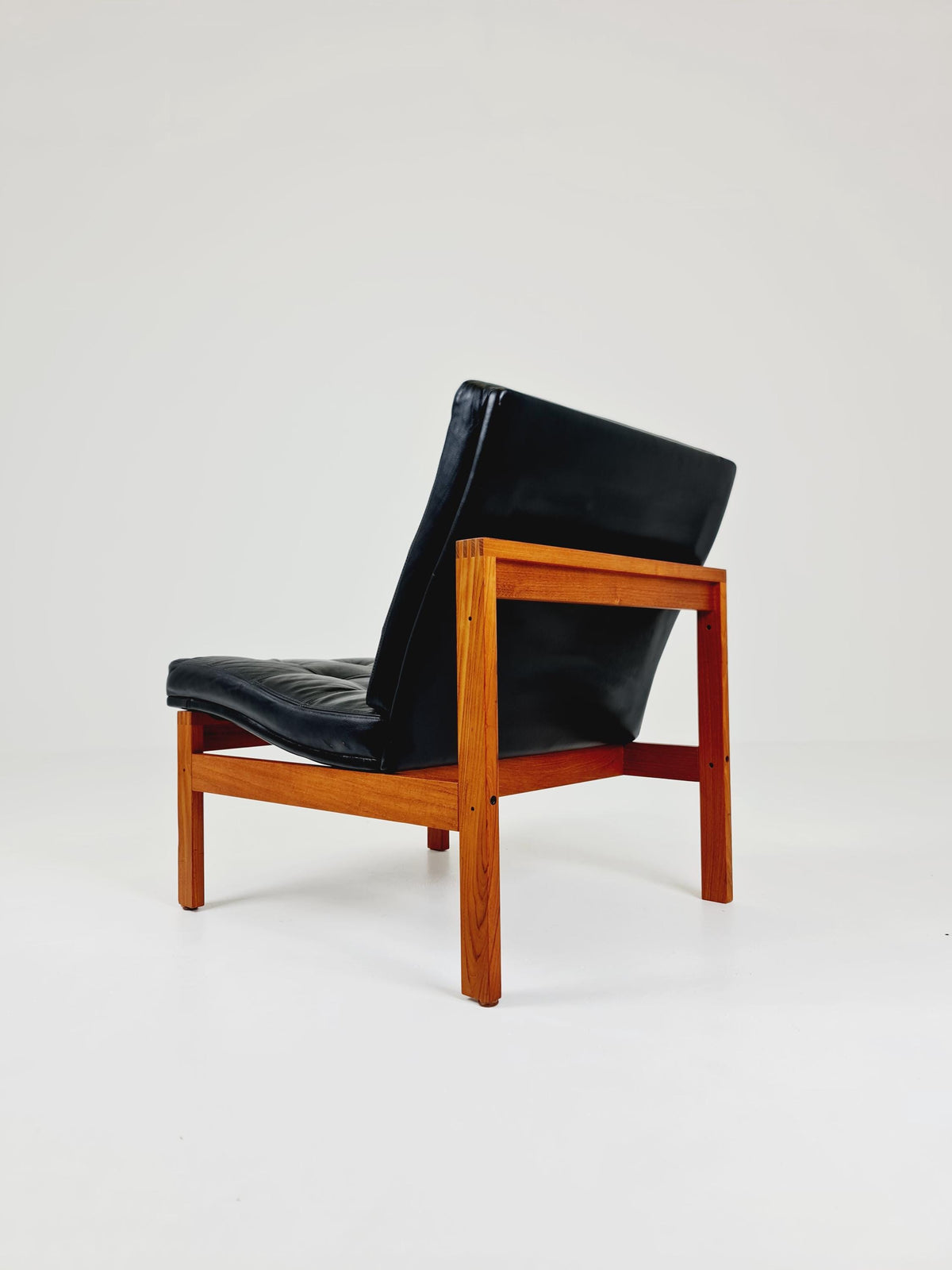 Mid-century Rare Danish teak lounge chairs Ole Gjerlov Knudsen & Torben Lind for France and son , 1960s