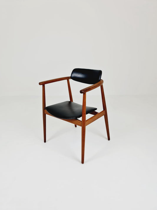 Mid Century German leather chair by Casala , 1960s