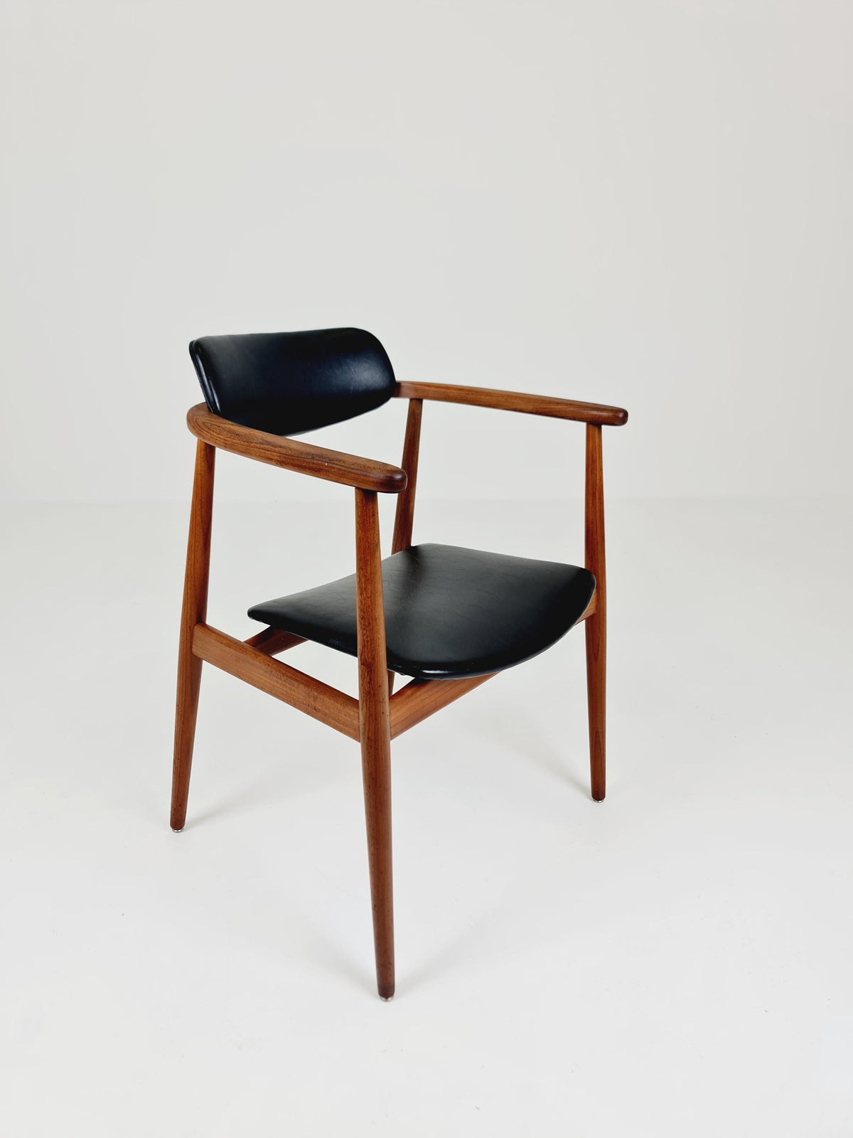 Mid Century German leather chair by Casala , 1960s