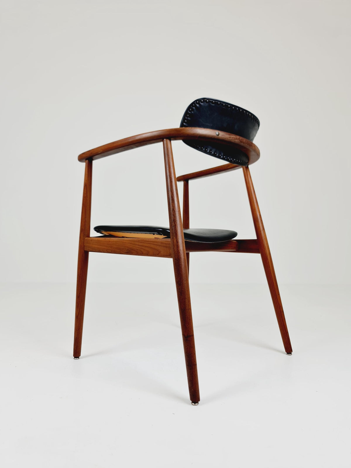 Mid Century German leather chair by Casala , 1960s