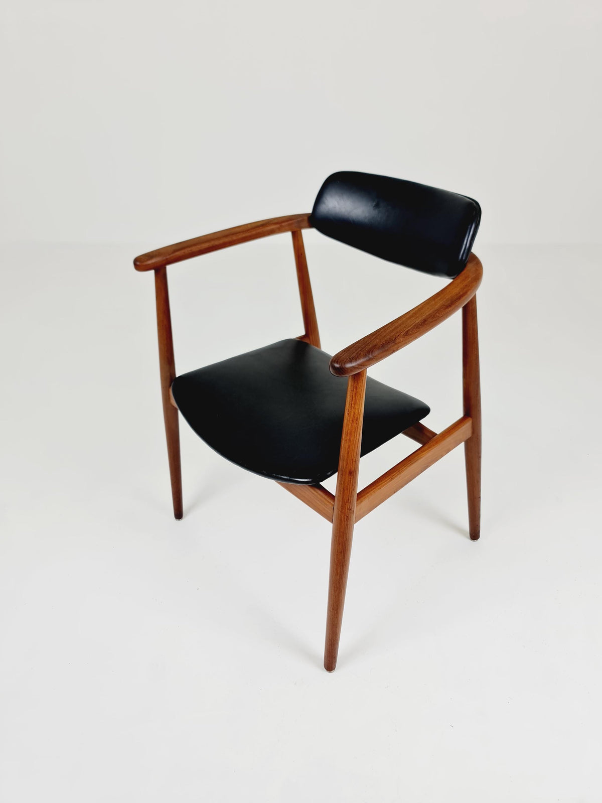 Mid Century German leather chair by Casala , 1960s