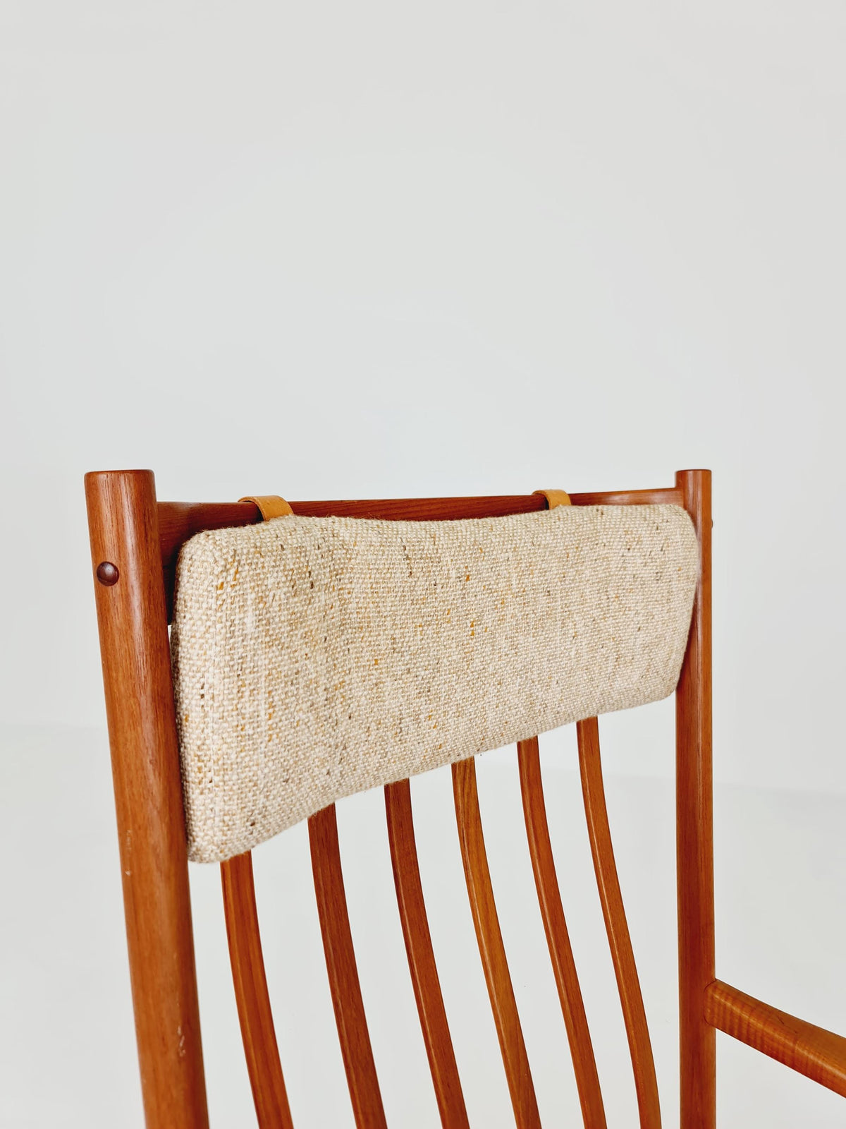 Mid century Scandinavian solid teak Rocking Chair by Hans Wegner for Tarm Stole, 1960s