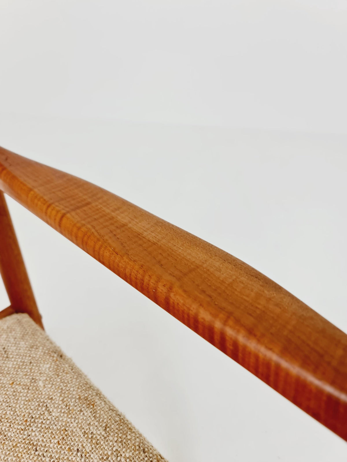 Mid century Scandinavian solid teak Rocking Chair by Hans Wegner for Tarm Stole, 1960s