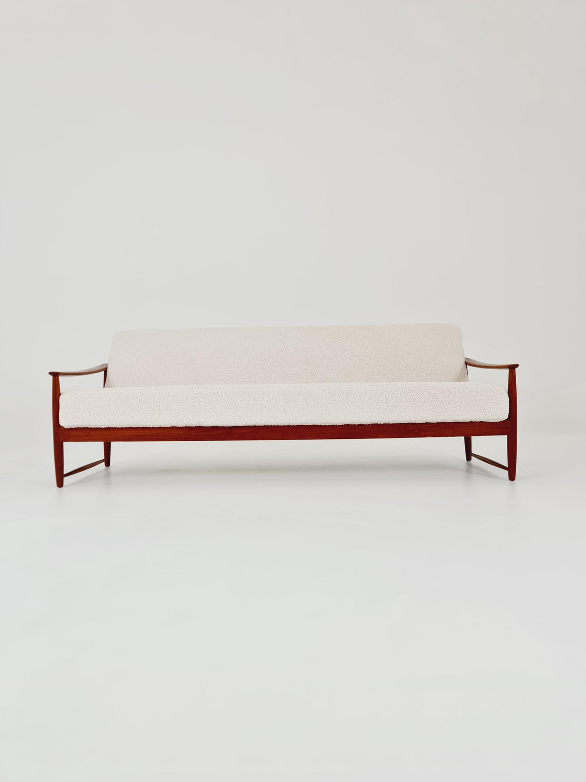 Mid-century Rare Danish teak lounge sofa/ Easy sofa /daybed, 1960s