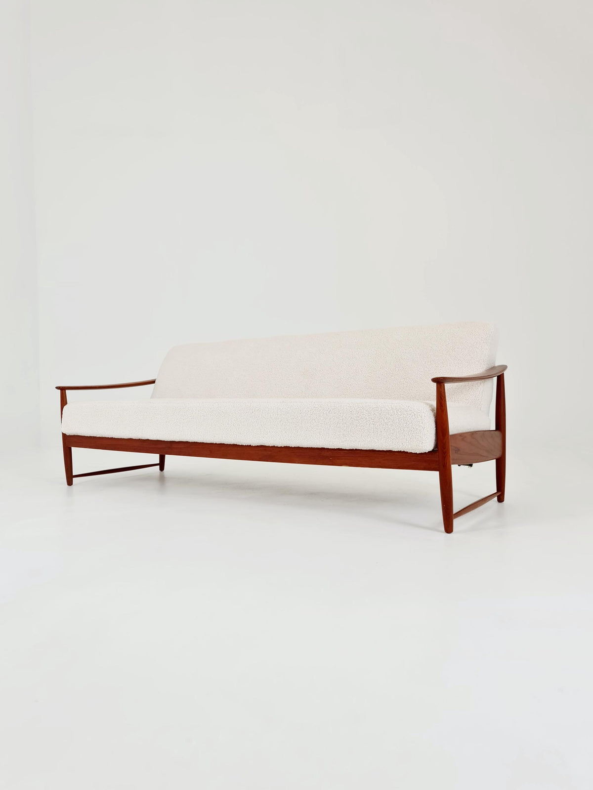 Mid-century Rare Danish teak lounge sofa/ Easy sofa /daybed, 1960s