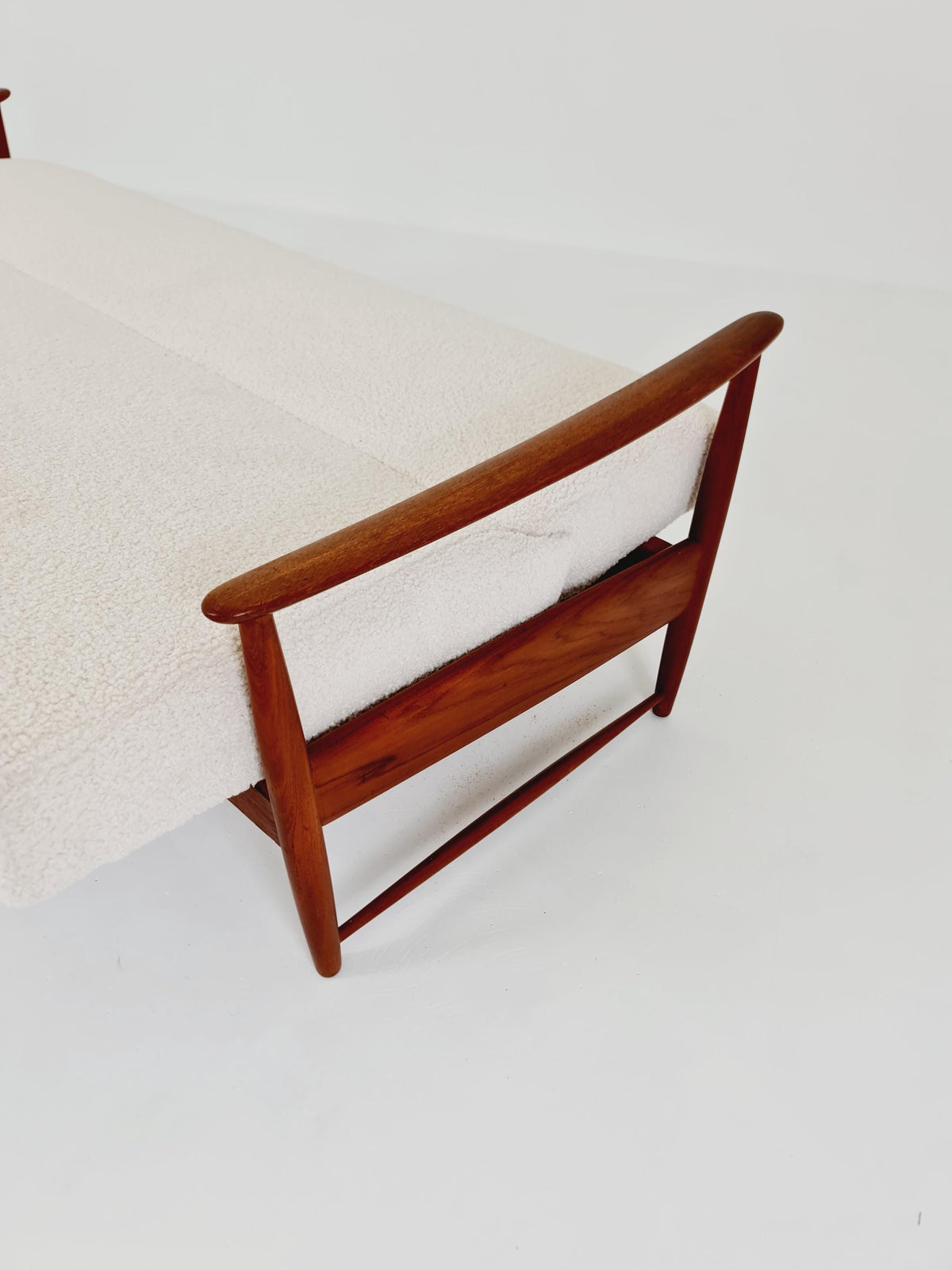Mid-century Rare Danish teak lounge sofa/ Easy sofa /daybed, 1960s