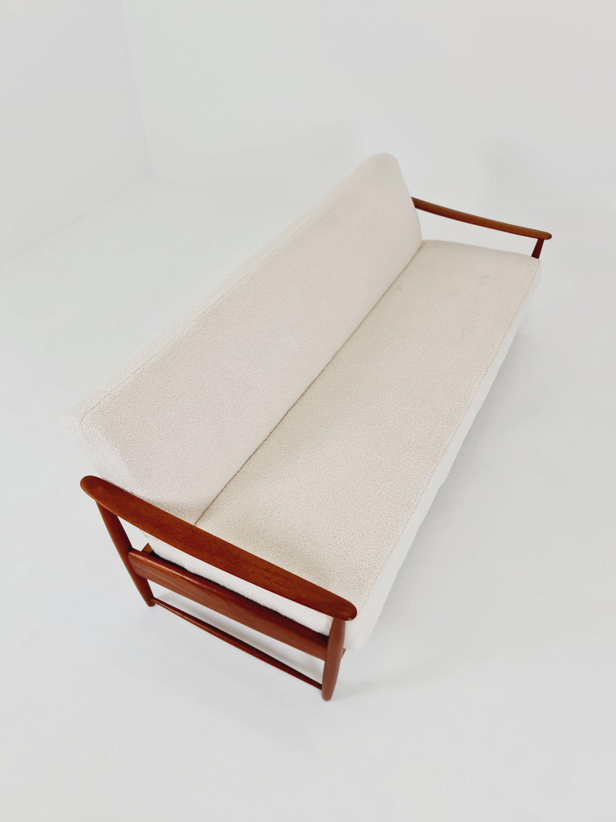 Mid-century Rare Danish teak lounge sofa/ Easy sofa /daybed, 1960s
