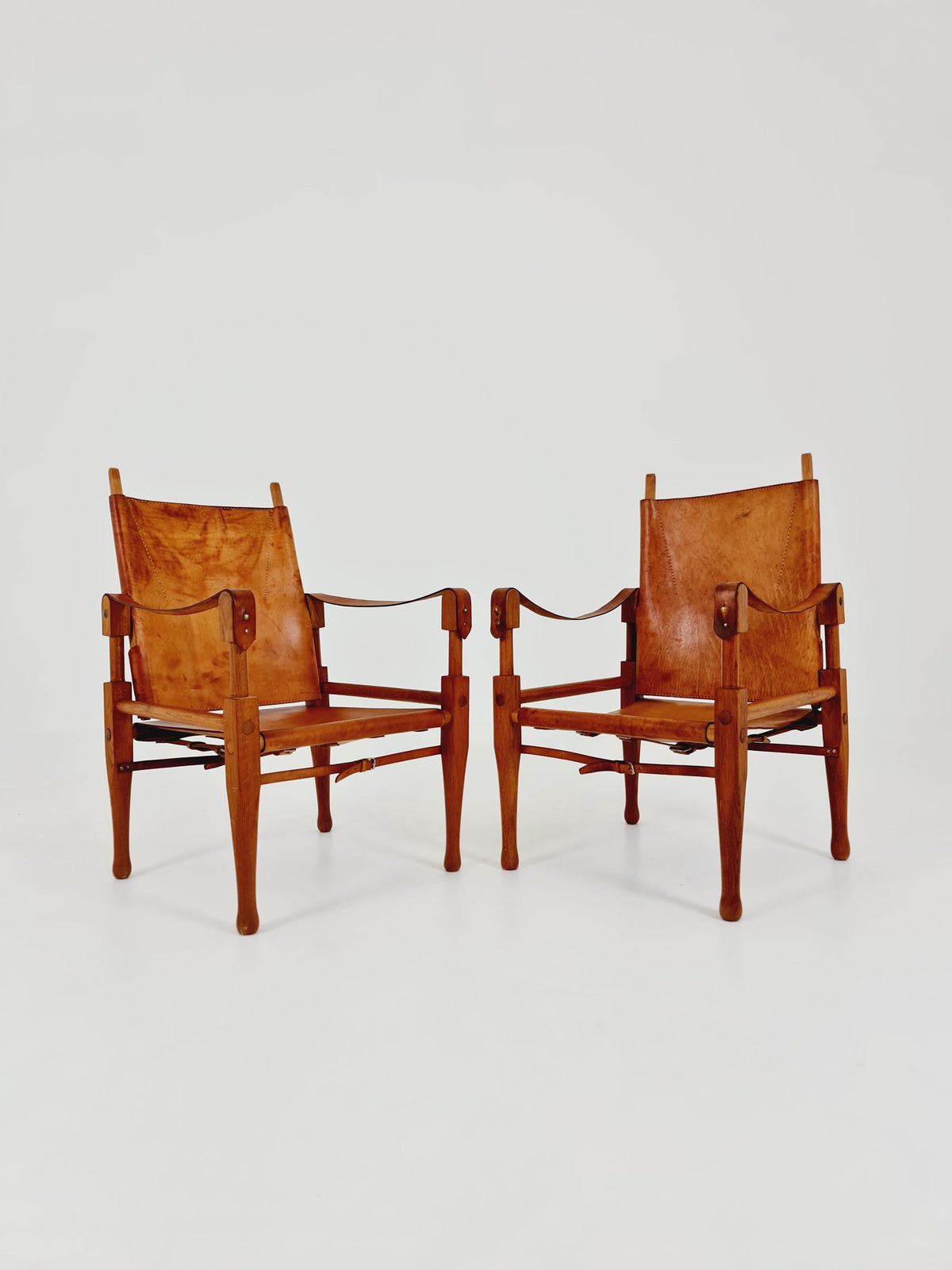 set of 2 Safari Chairs by Wilhelm Kienzle for Wohnbedarf, 1950s