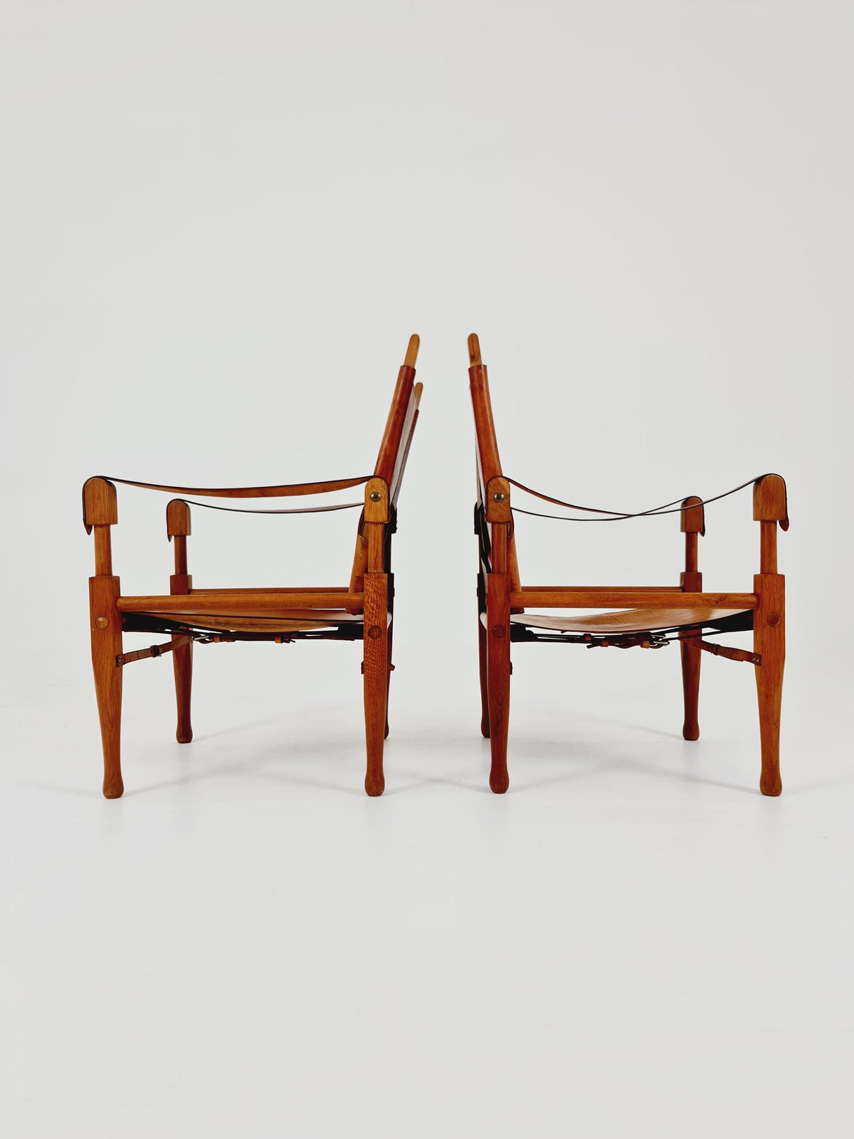 set of 2 Safari Chairs by Wilhelm Kienzle for Wohnbedarf, 1950s