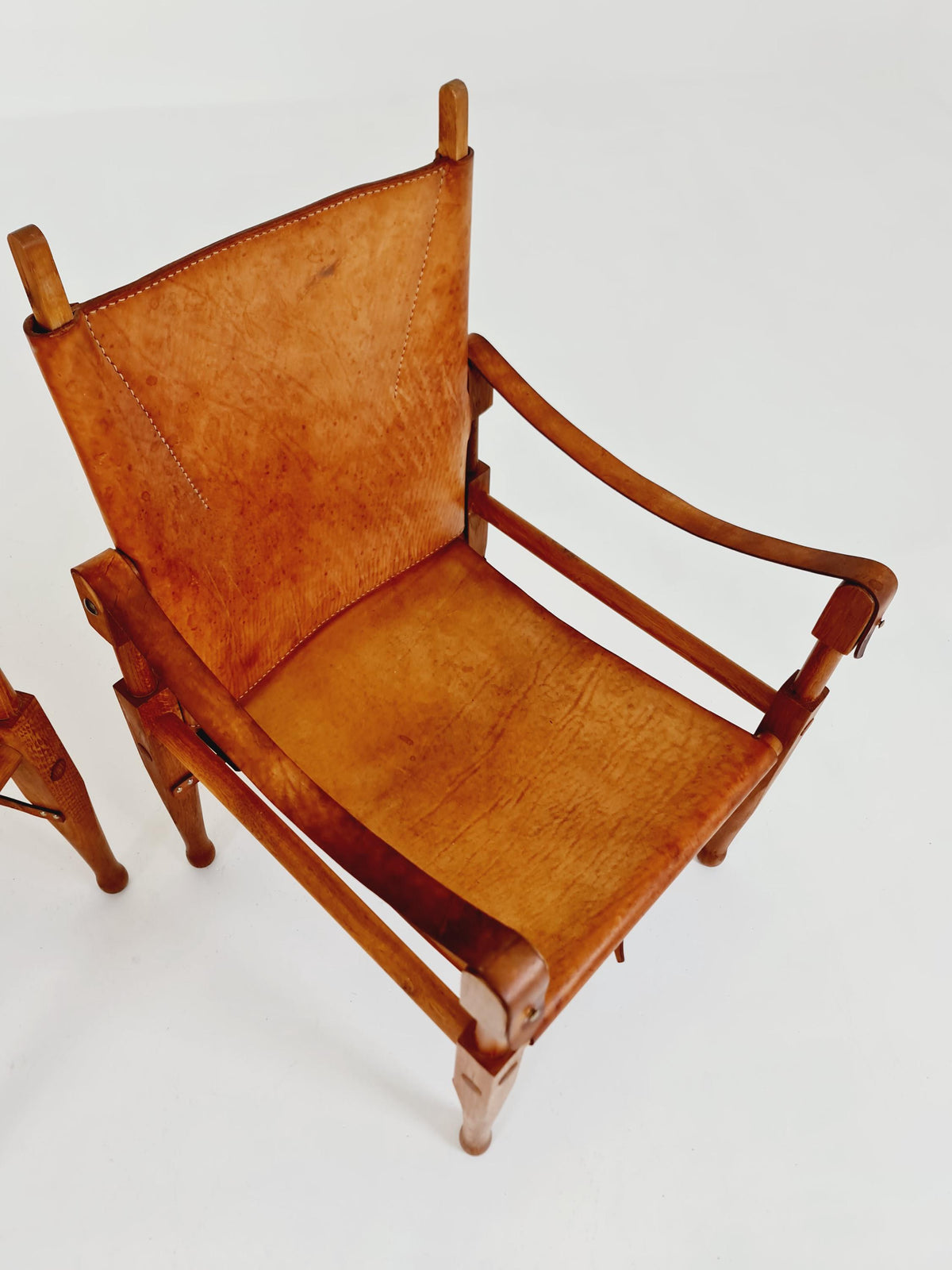 set of 2 Safari Chairs by Wilhelm Kienzle for Wohnbedarf, 1950s