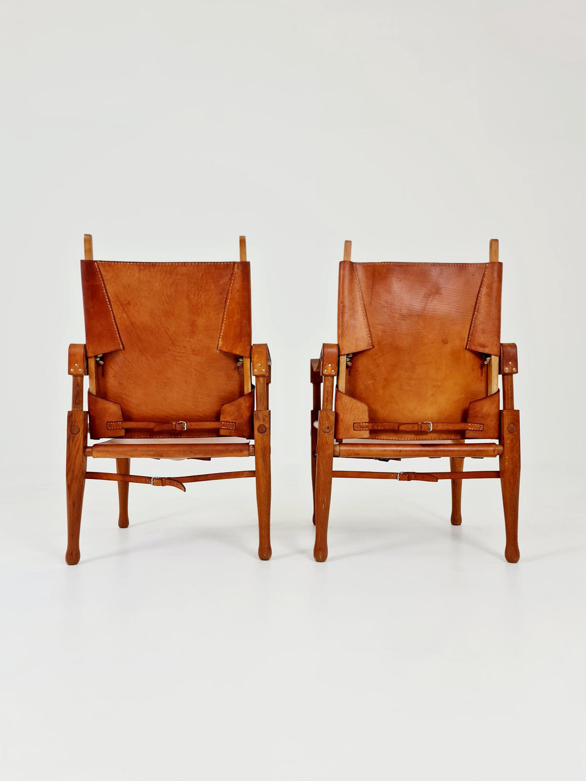 set of 2 Safari Chairs by Wilhelm Kienzle for Wohnbedarf, 1950s