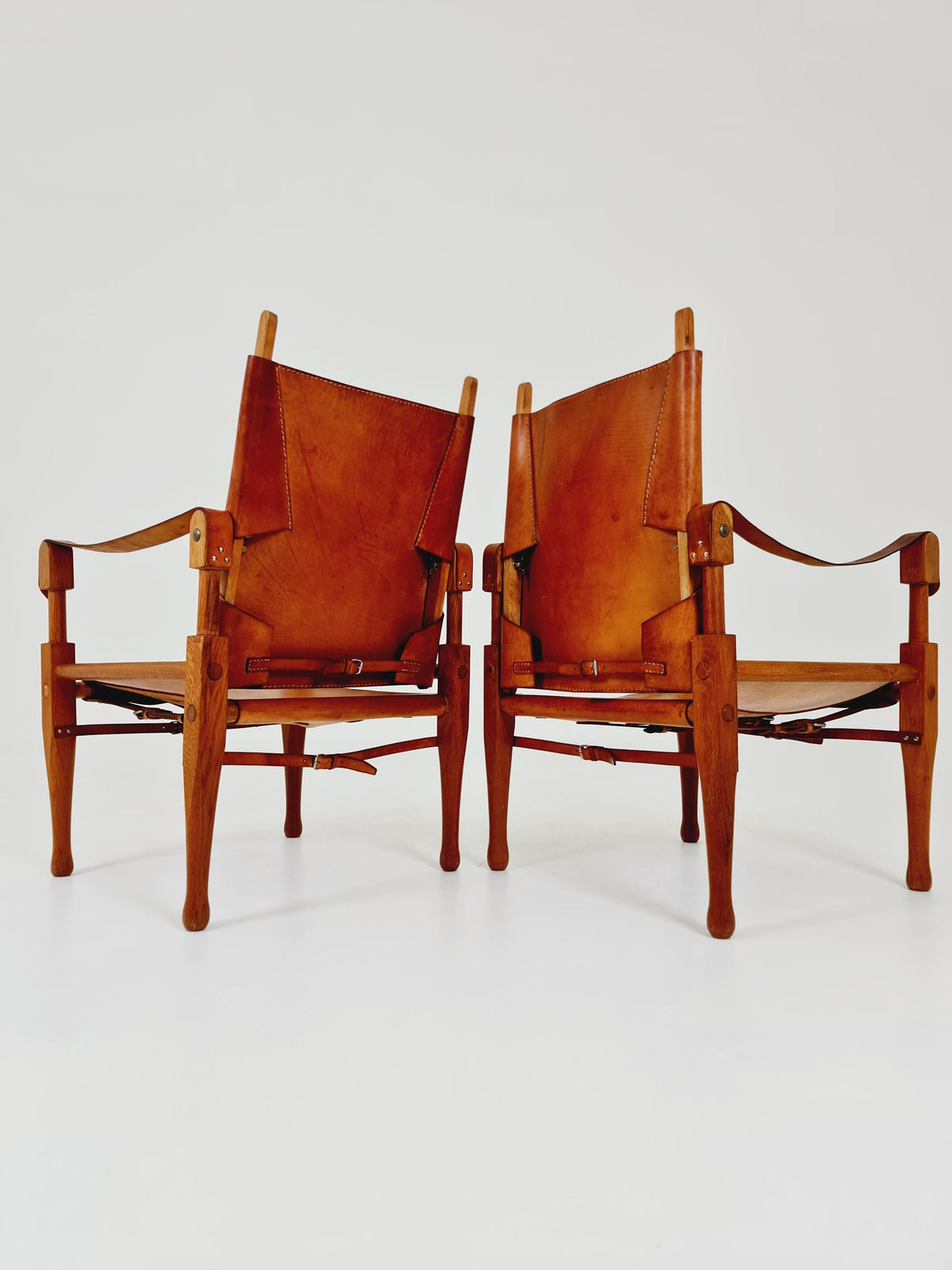 set of 2 Safari Chairs by Wilhelm Kienzle for Wohnbedarf, 1950s