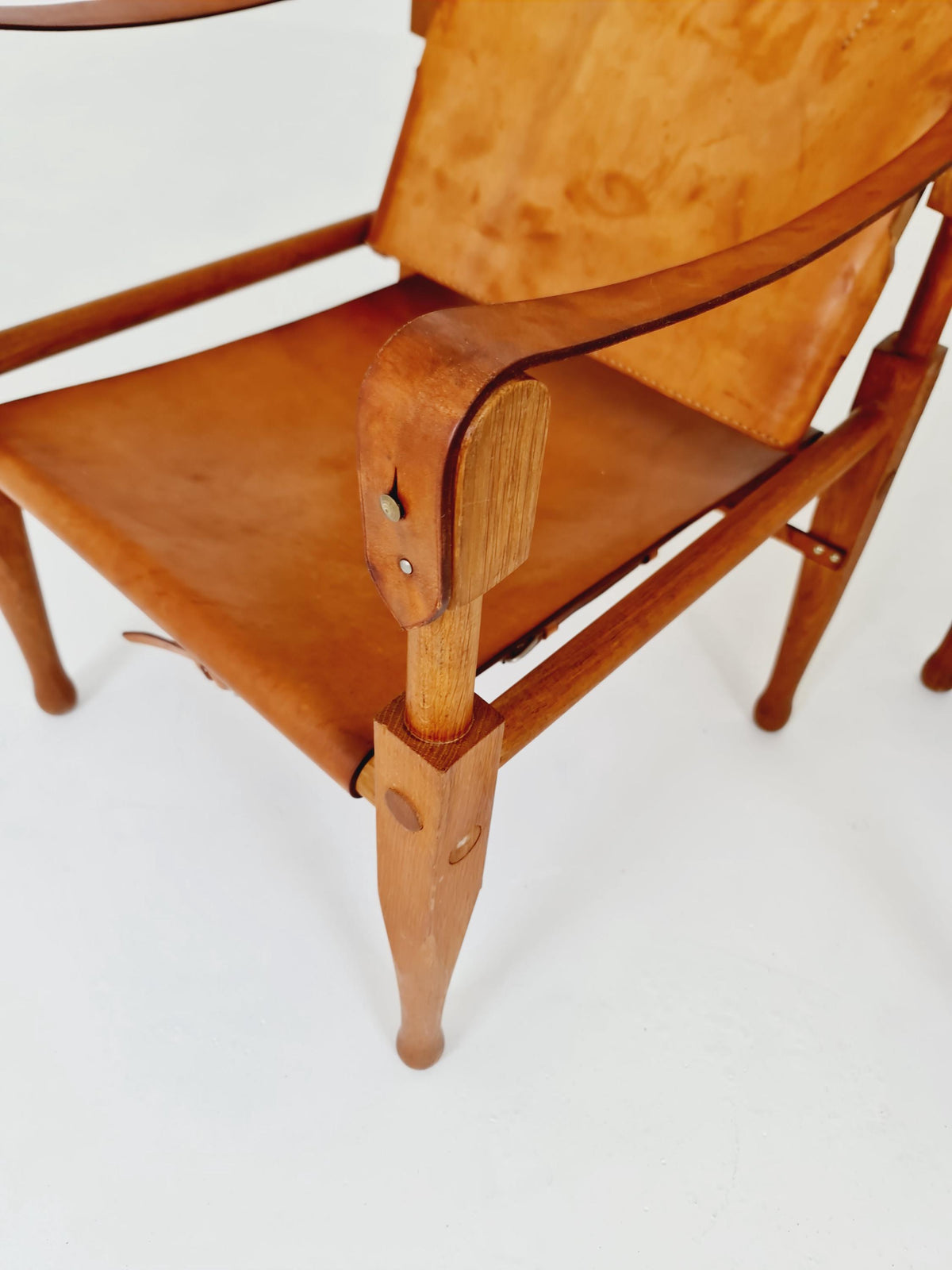 set of 2 Safari Chairs by Wilhelm Kienzle for Wohnbedarf, 1950s