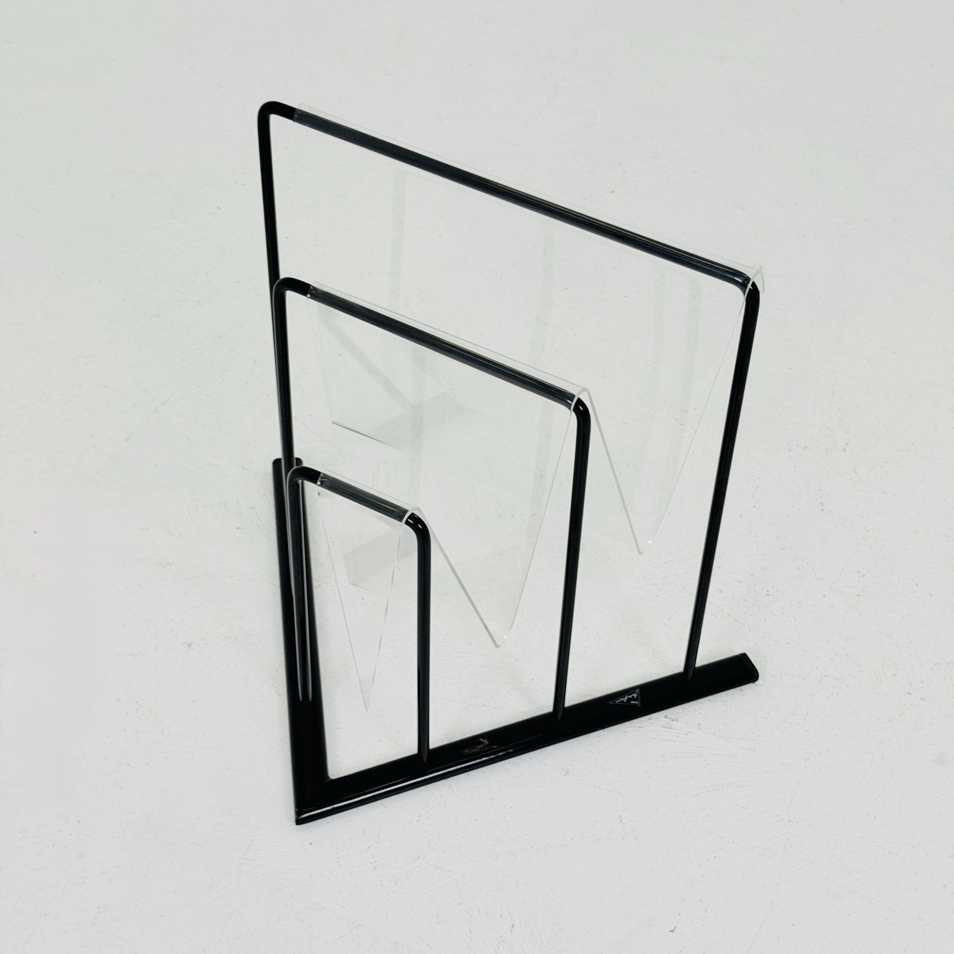 Mid-Century Postmodern Magazine Rack by Markus Börgens for D-Tec, Germany, 1980s