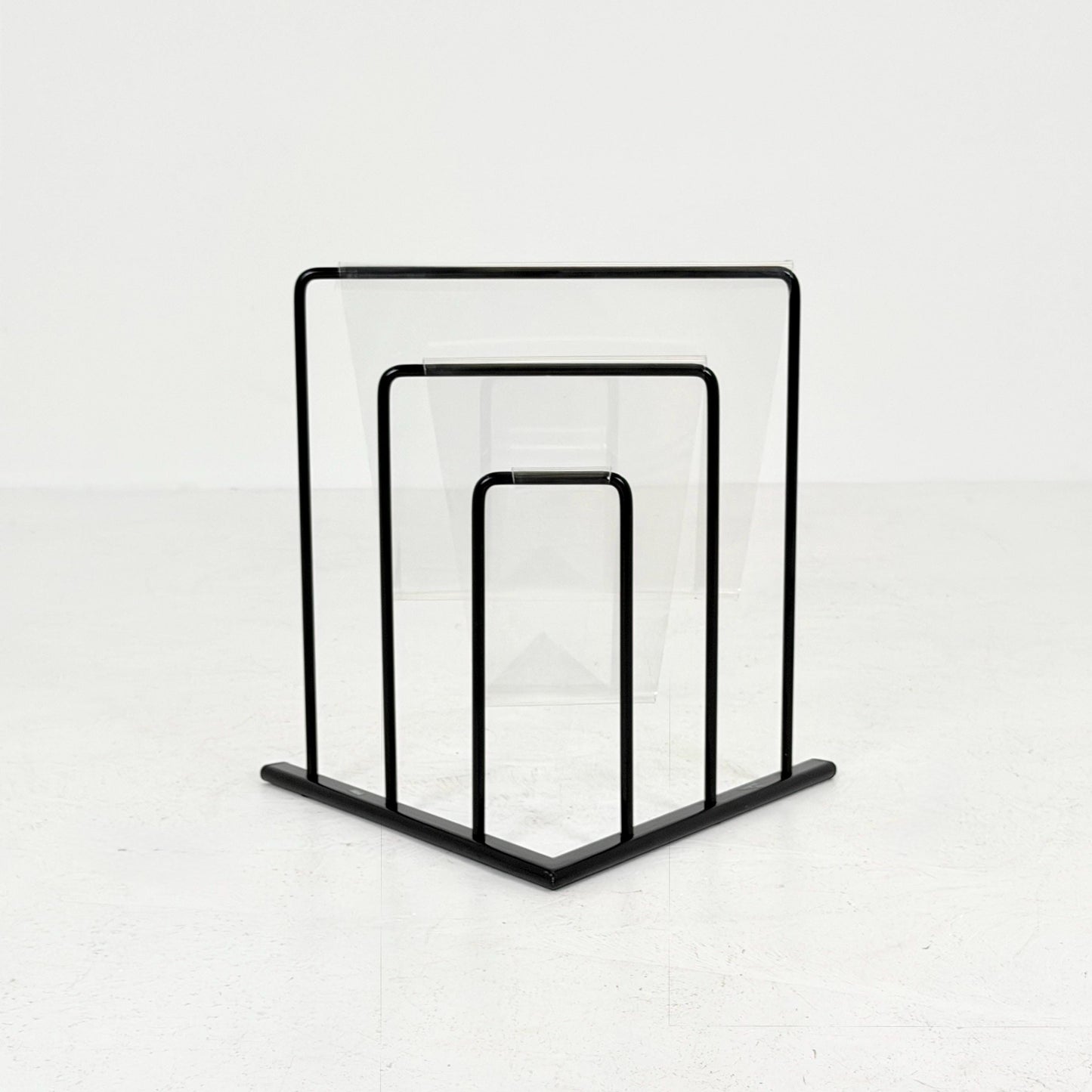 Mid-Century Postmodern Magazine Rack by Markus Börgens for D-Tec, Germany, 1980s