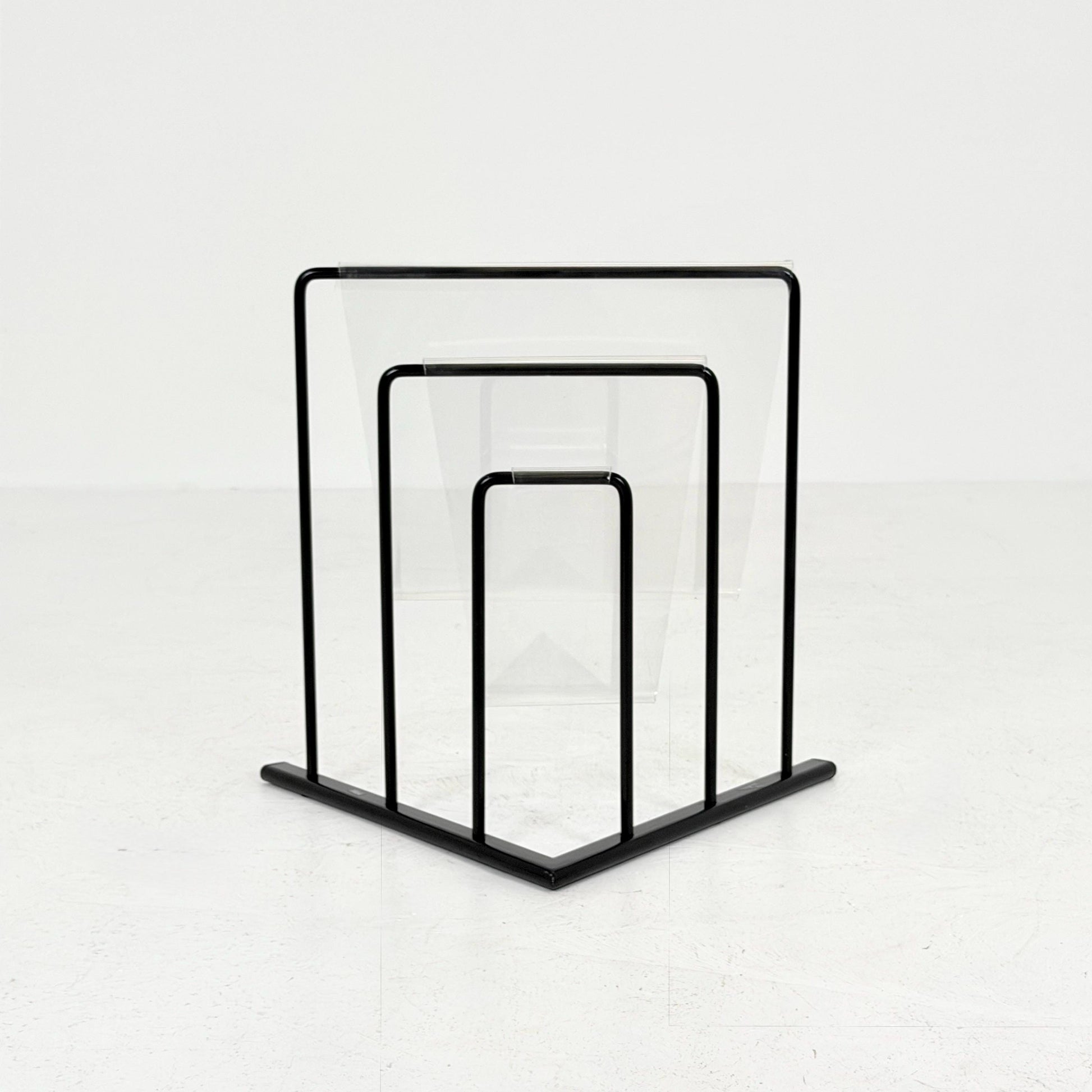Mid-Century Postmodern Magazine Rack by Markus Börgens for D-Tec, Germany, 1980s