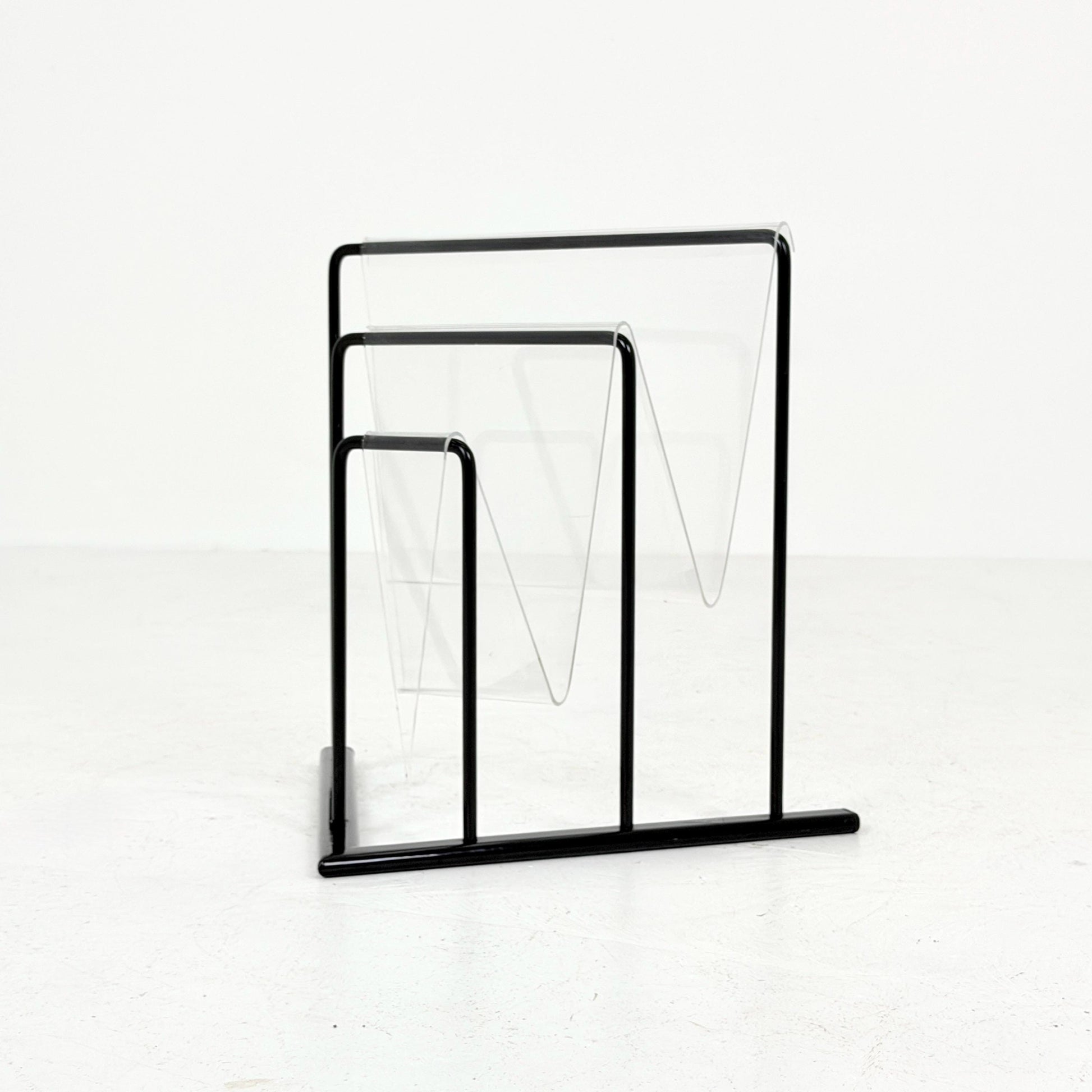 Mid-Century Postmodern Magazine Rack by Markus Börgens for D-Tec, Germany, 1980s