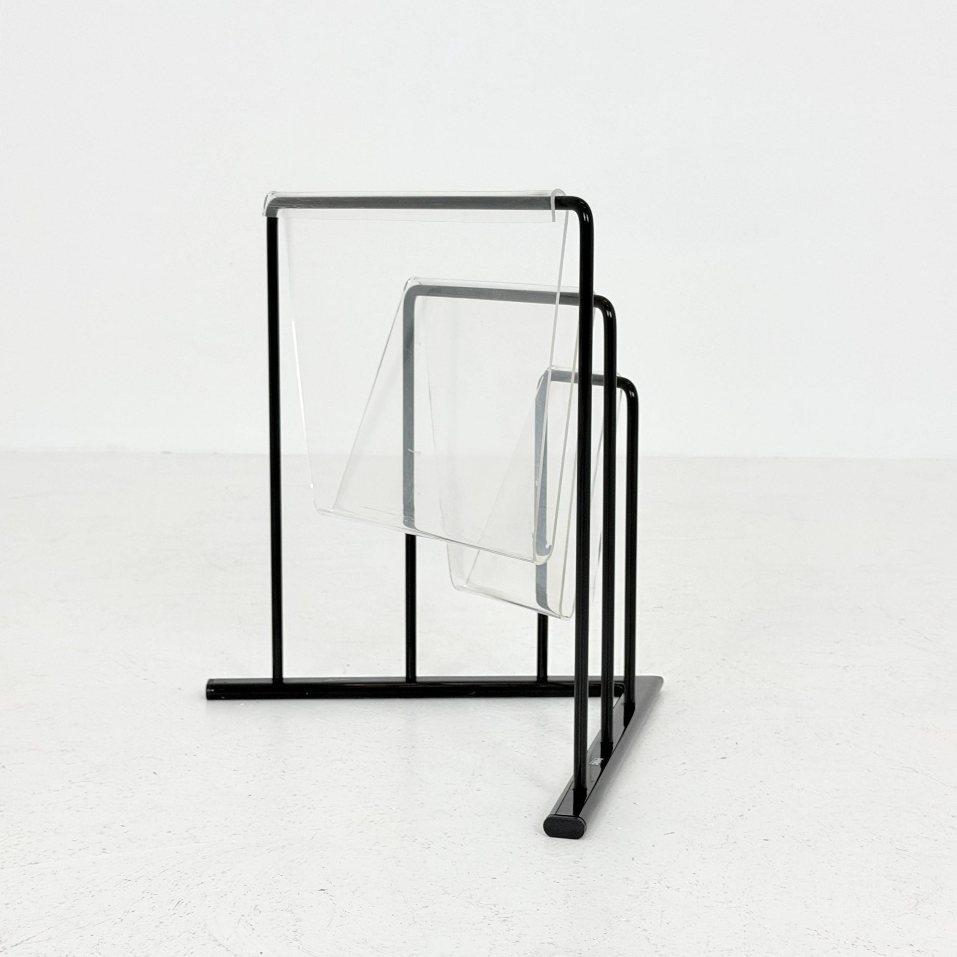 Mid-Century Postmodern Magazine Rack by Markus Börgens for D-Tec, Germany, 1980s