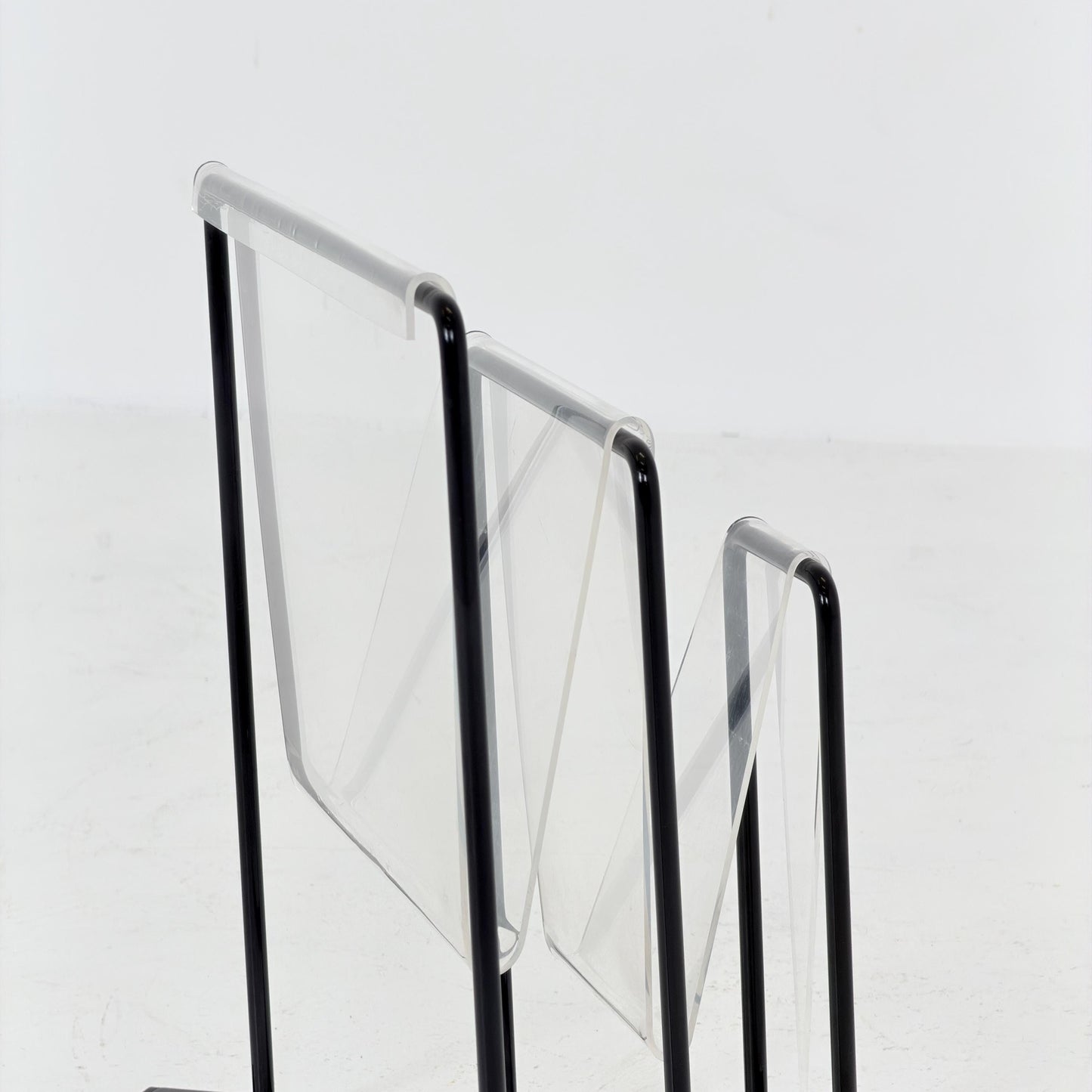 Mid-Century Postmodern Magazine Rack by Markus Börgens for D-Tec, Germany, 1980s