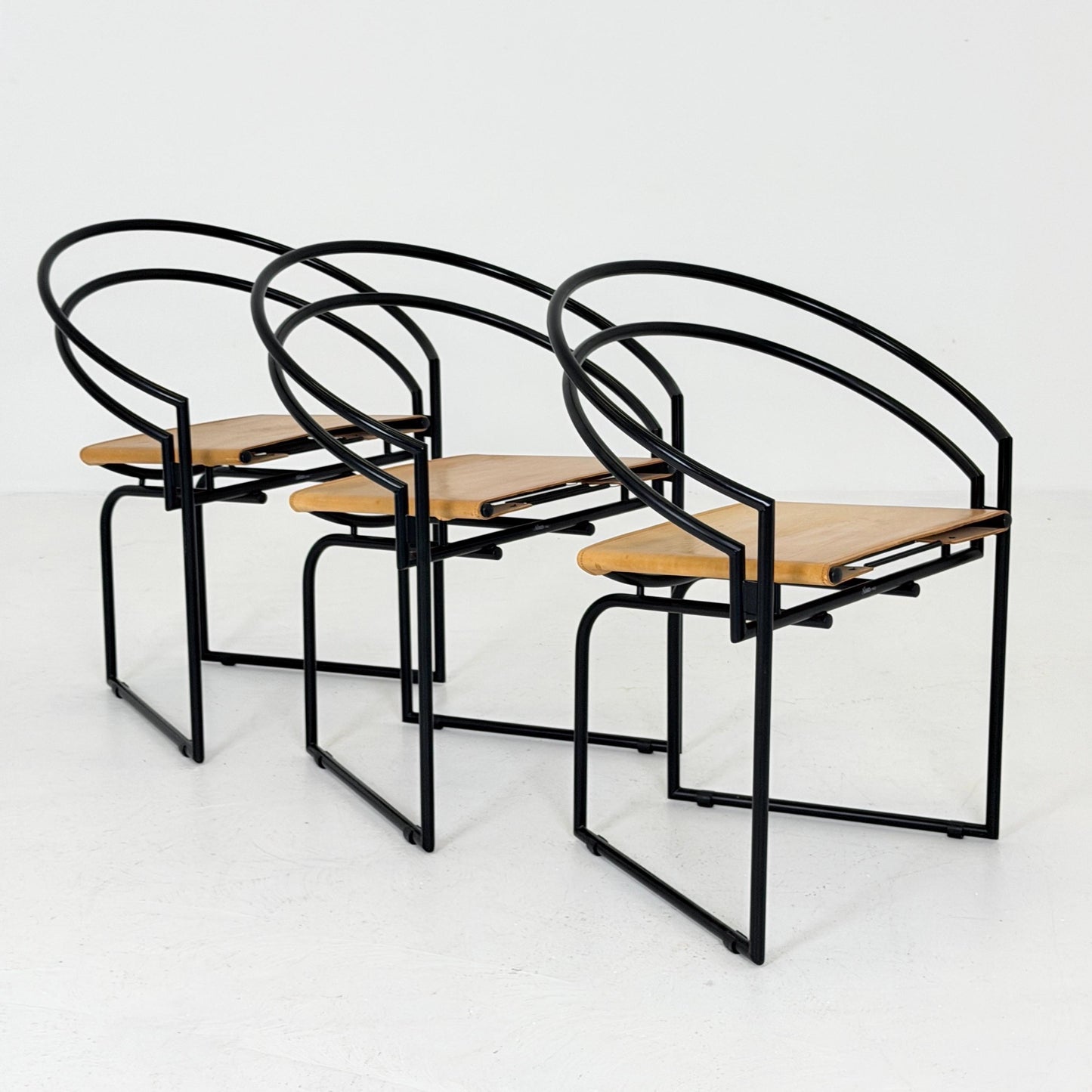 1 of 3 Mid century Postmodern Mario Botta Latonda Chair for Alias, Italy, 1980s