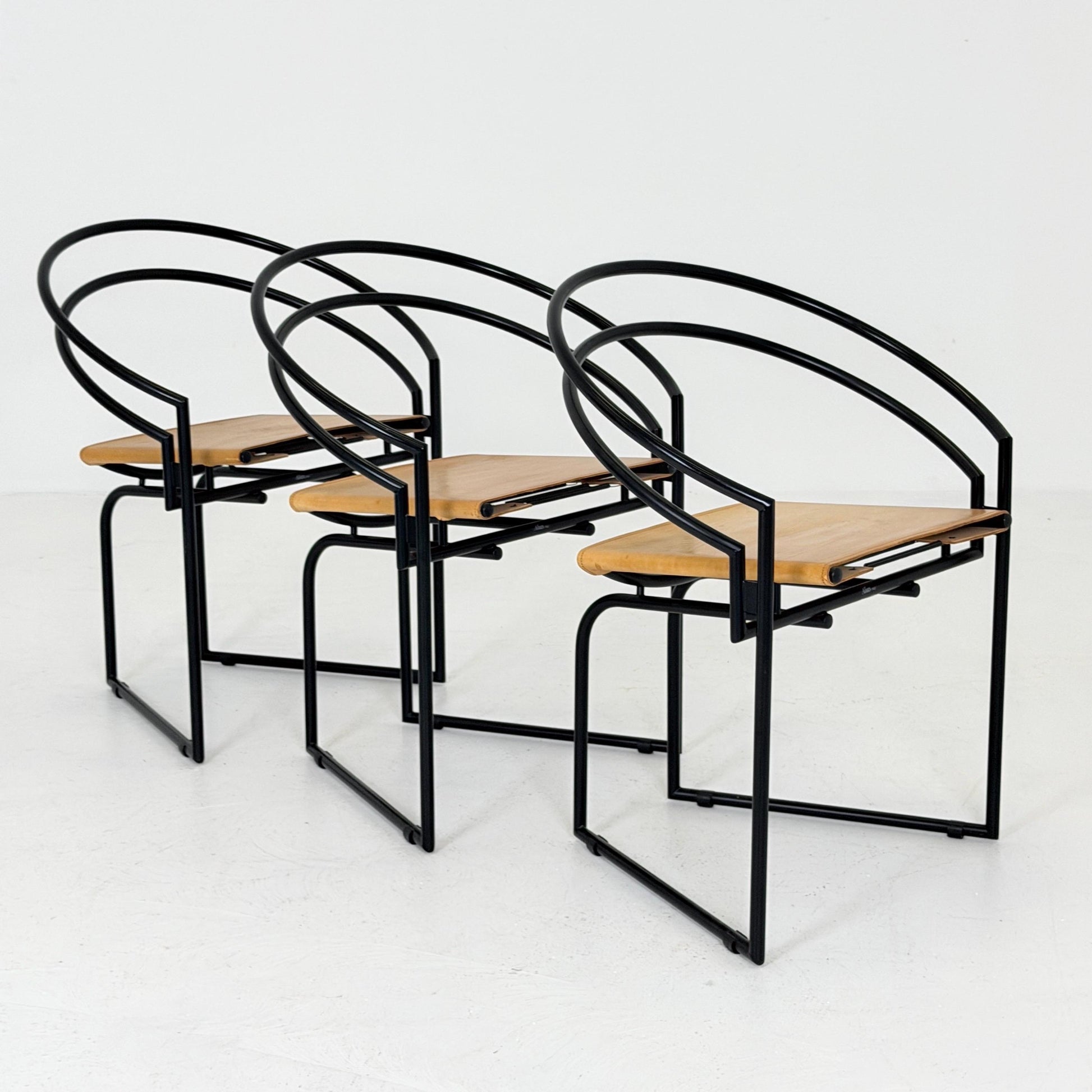 1 of 3 Mid century Postmodern Mario Botta Latonda Chair for Alias, Italy, 1980s