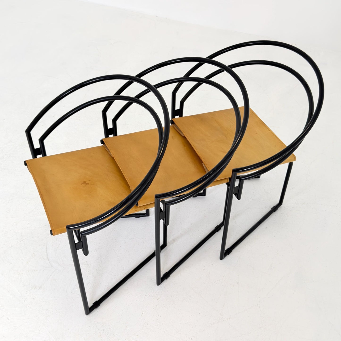 1 of 3 Mid century Postmodern Mario Botta Latonda Chair for Alias, Italy, 1980s