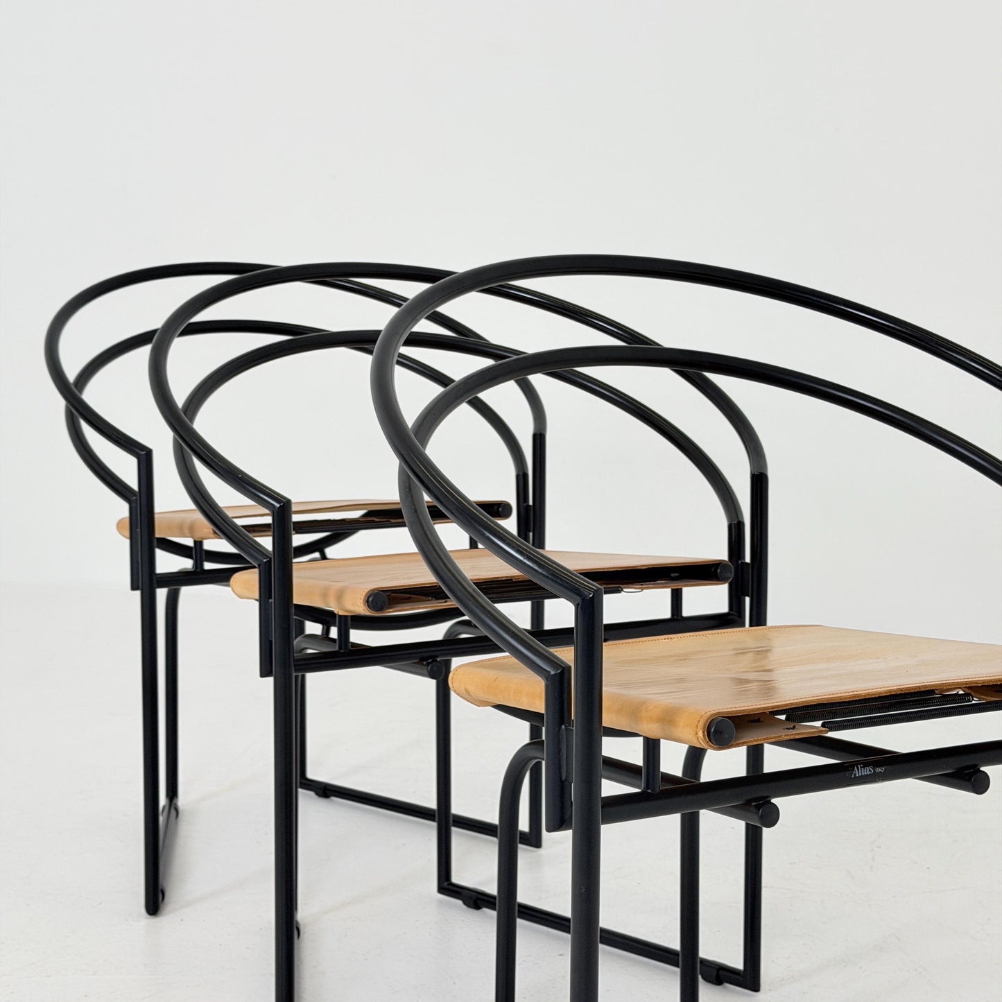 1 of 3 Mid century Postmodern Mario Botta Latonda Chair for Alias, Italy, 1980s