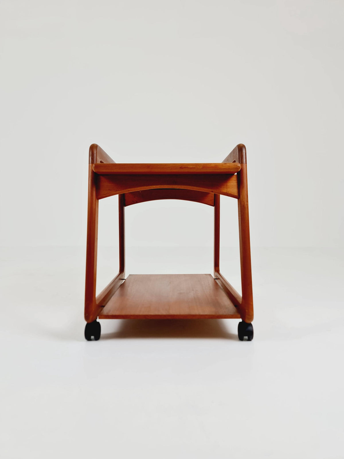 Big Vintage mid century danish trolley in solid teak/ bar cart By SIKA Mobler , 1960s