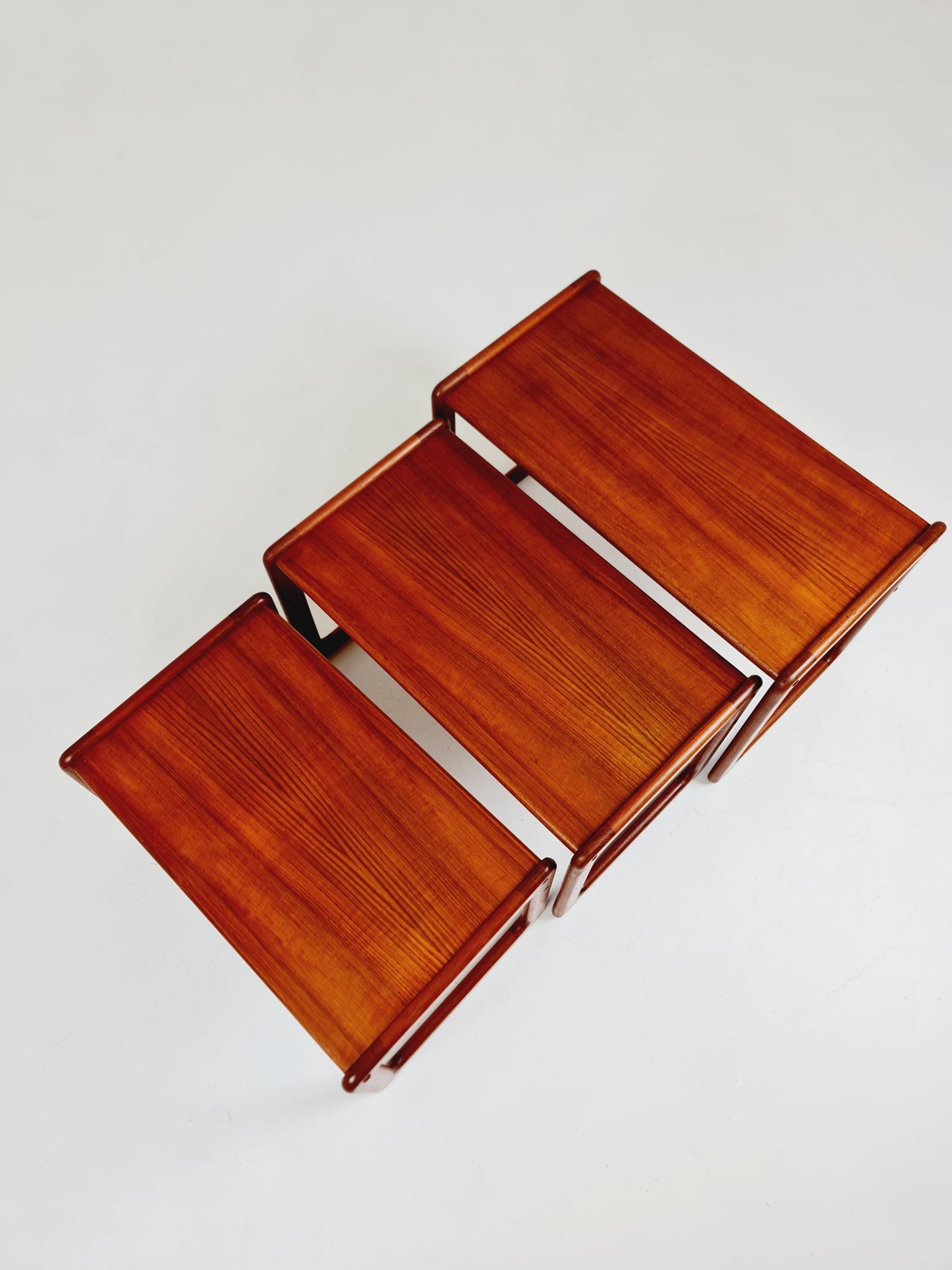 Midcentury danish Solid teak nesting tables/ side tables by Salin Möbler, 1960s