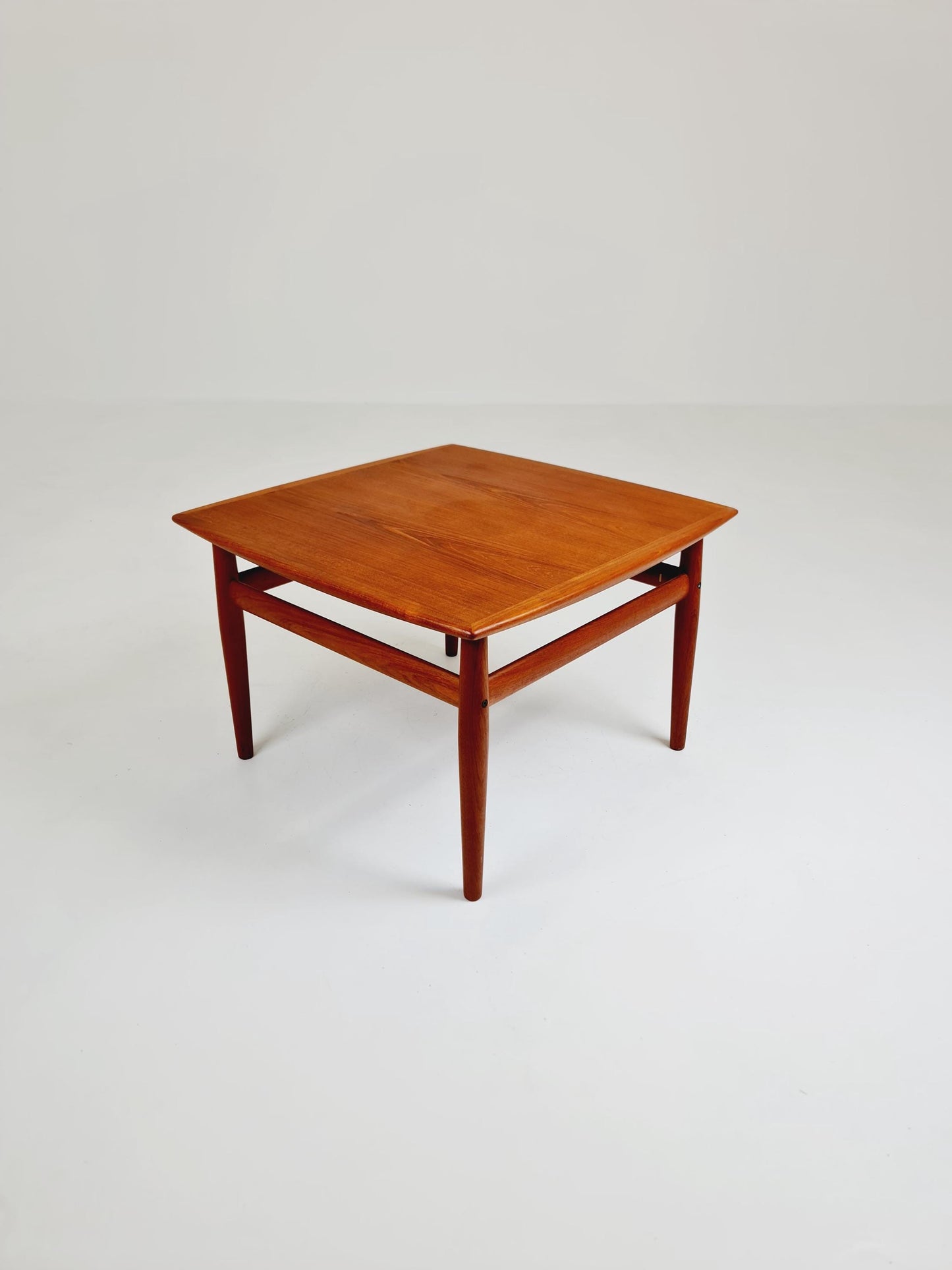 Danish square Teak Coffee Table by Grete Jalk for Glostrup Møbelfabrik, 1960s