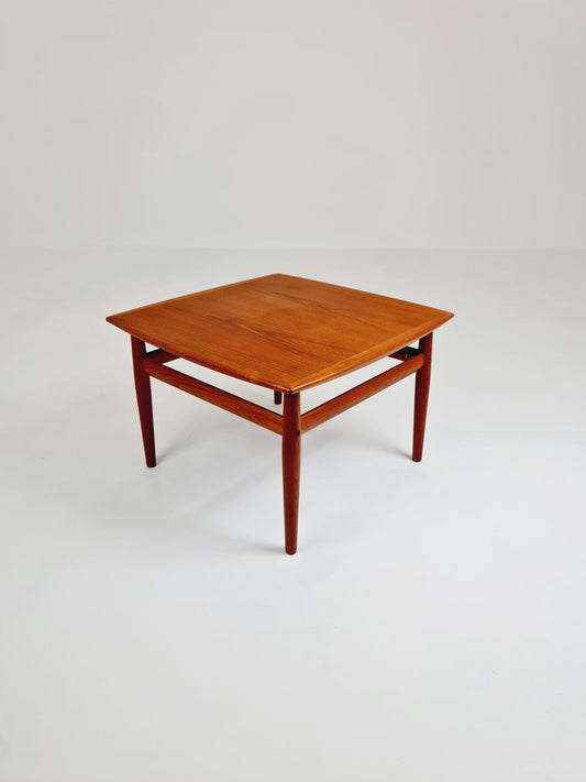 Danish square Teak Coffee Table by Grete Jalk for Glostrup Møbelfabrik, 1960s