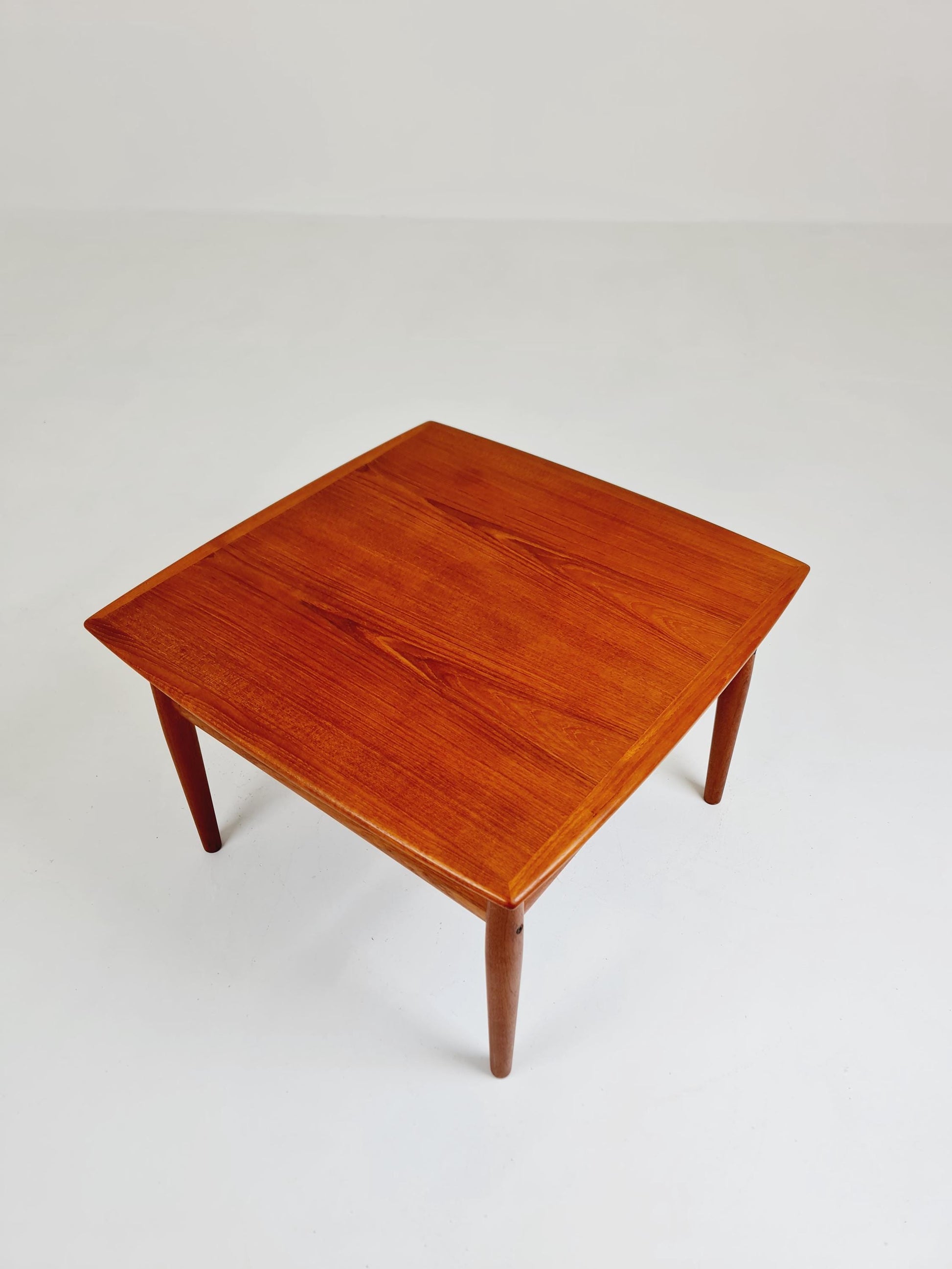 Danish square Teak Coffee Table by Grete Jalk for Glostrup Møbelfabrik, 1960s