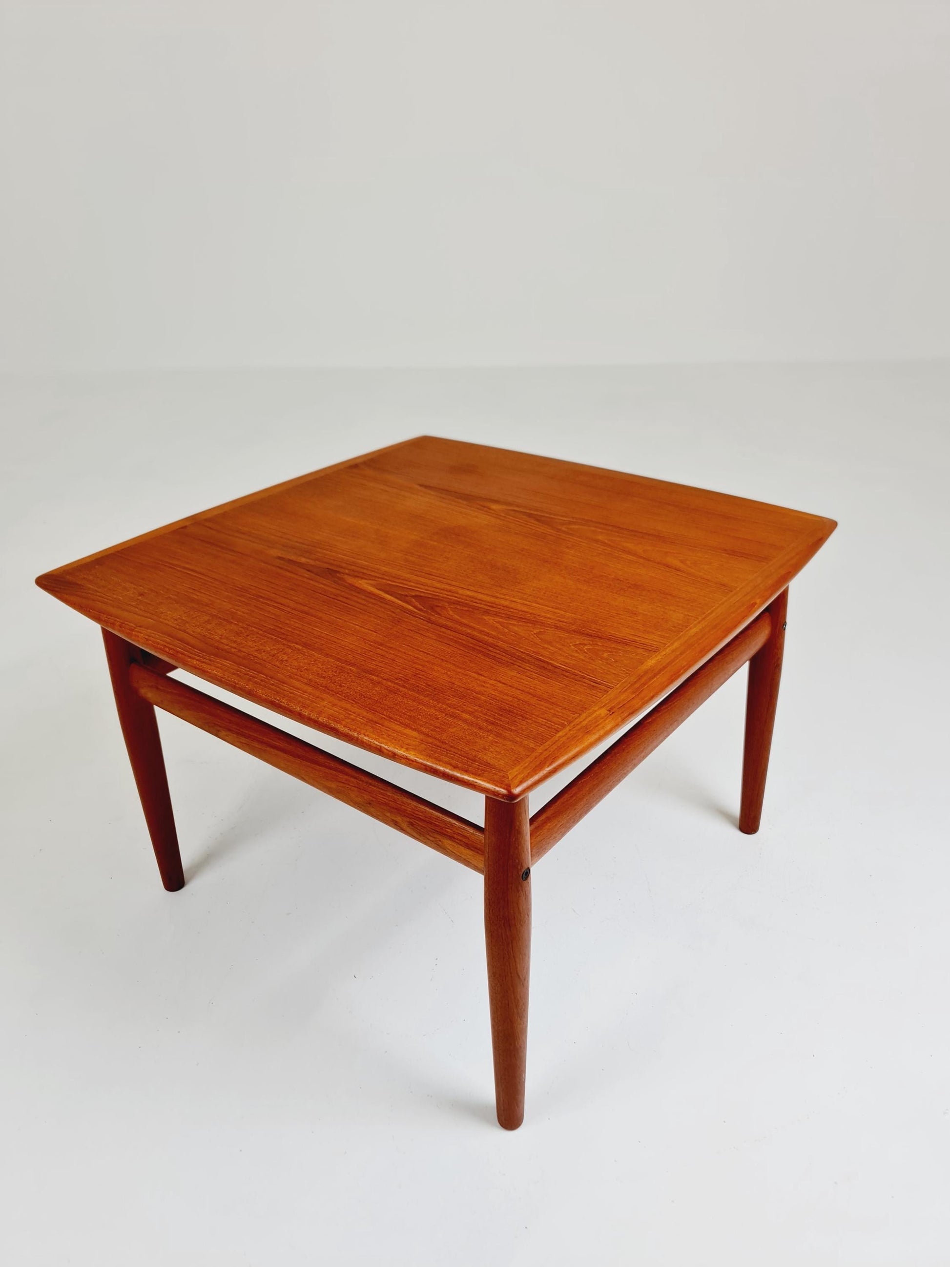 Danish square Teak Coffee Table by Grete Jalk for Glostrup Møbelfabrik, 1960s
