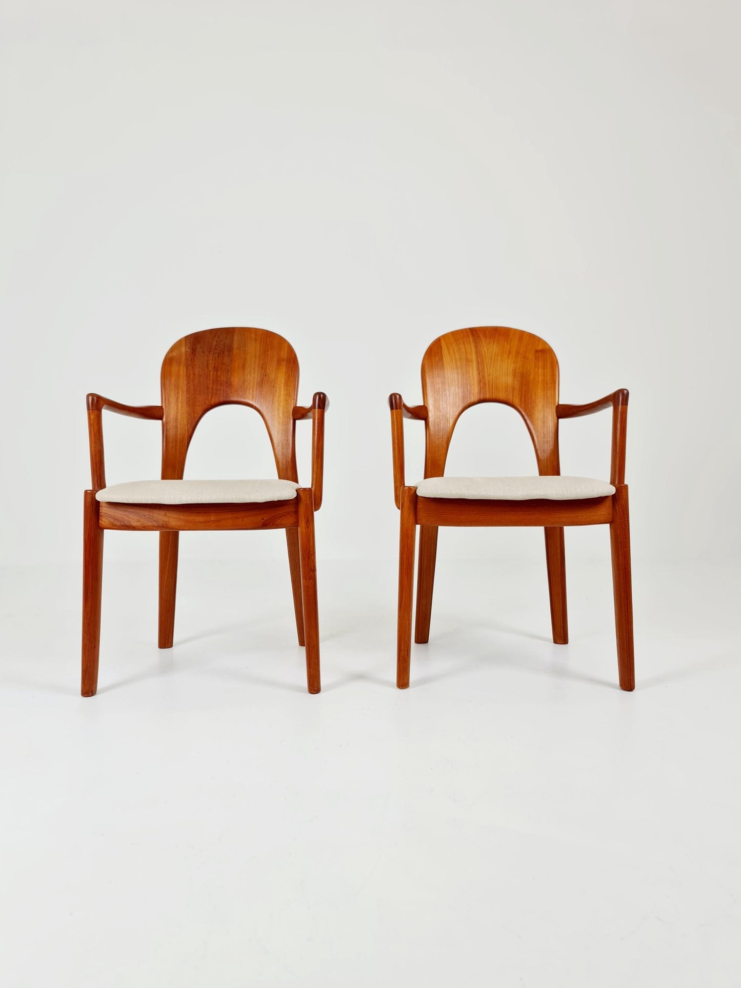 1 of 2 Mid Century Danish Teak Armchair by Niles Koefoed for Koefoeds Hornslet , 1960s