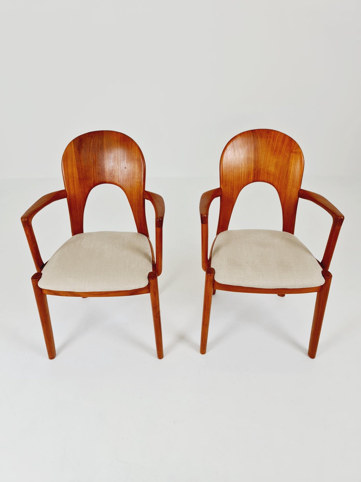 1 of 2 Mid Century Danish Teak Armchair by Niles Koefoed for Koefoeds Hornslet , 1960s