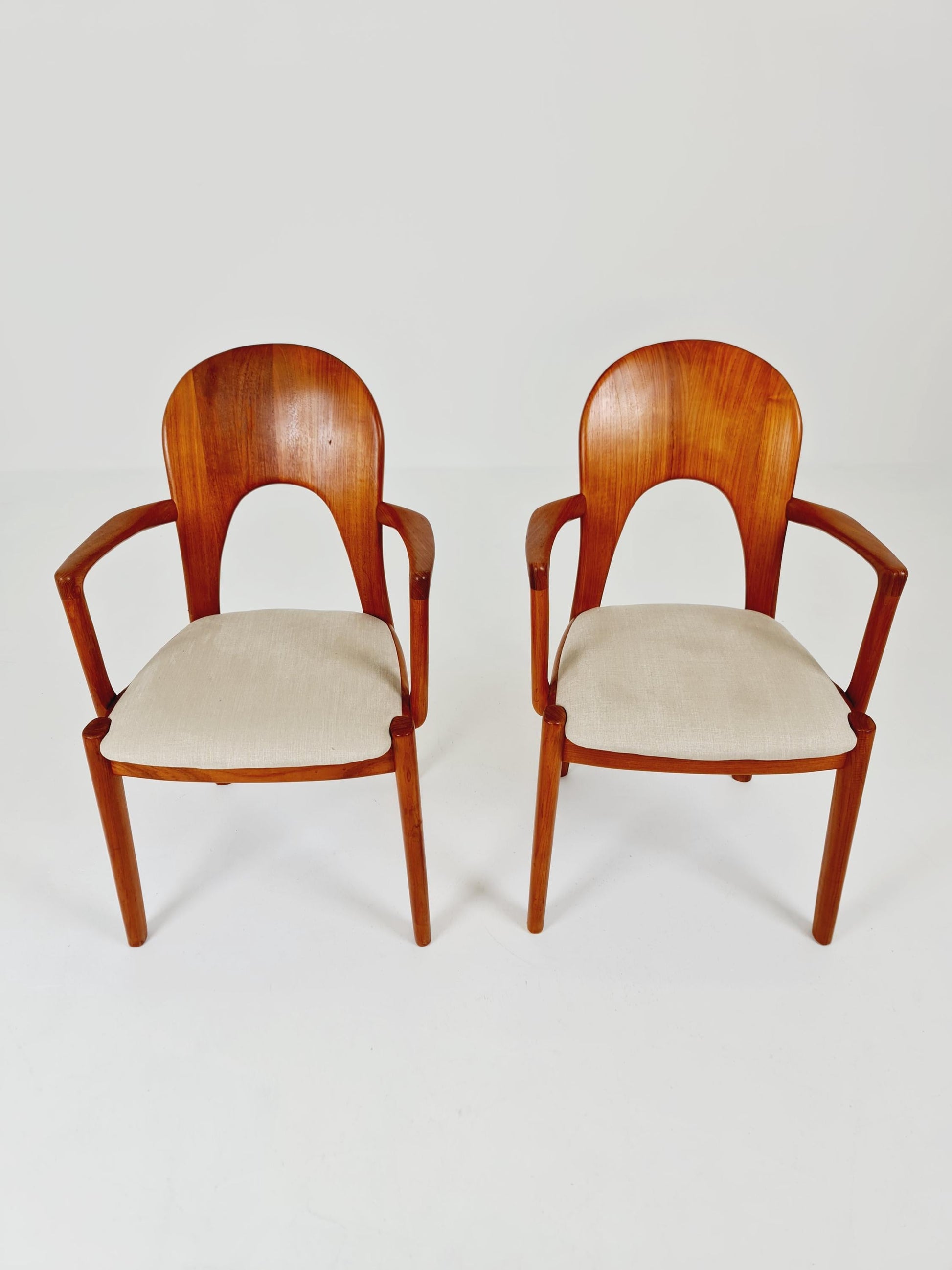 1 of 2 Mid Century Danish Teak Armchair by Niles Koefoed for Koefoeds Hornslet , 1960s