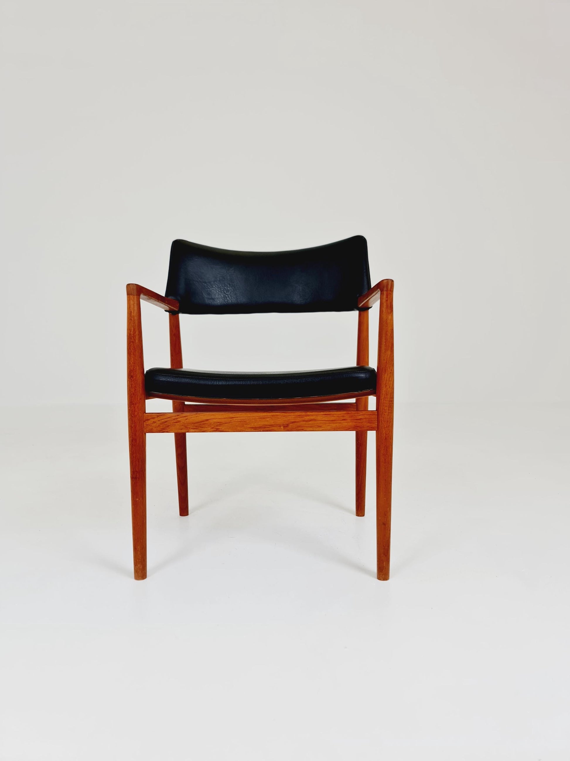 Danish Rare Teak Armchair By Erik Kirkegaard model 43 Desk Chair 1960s