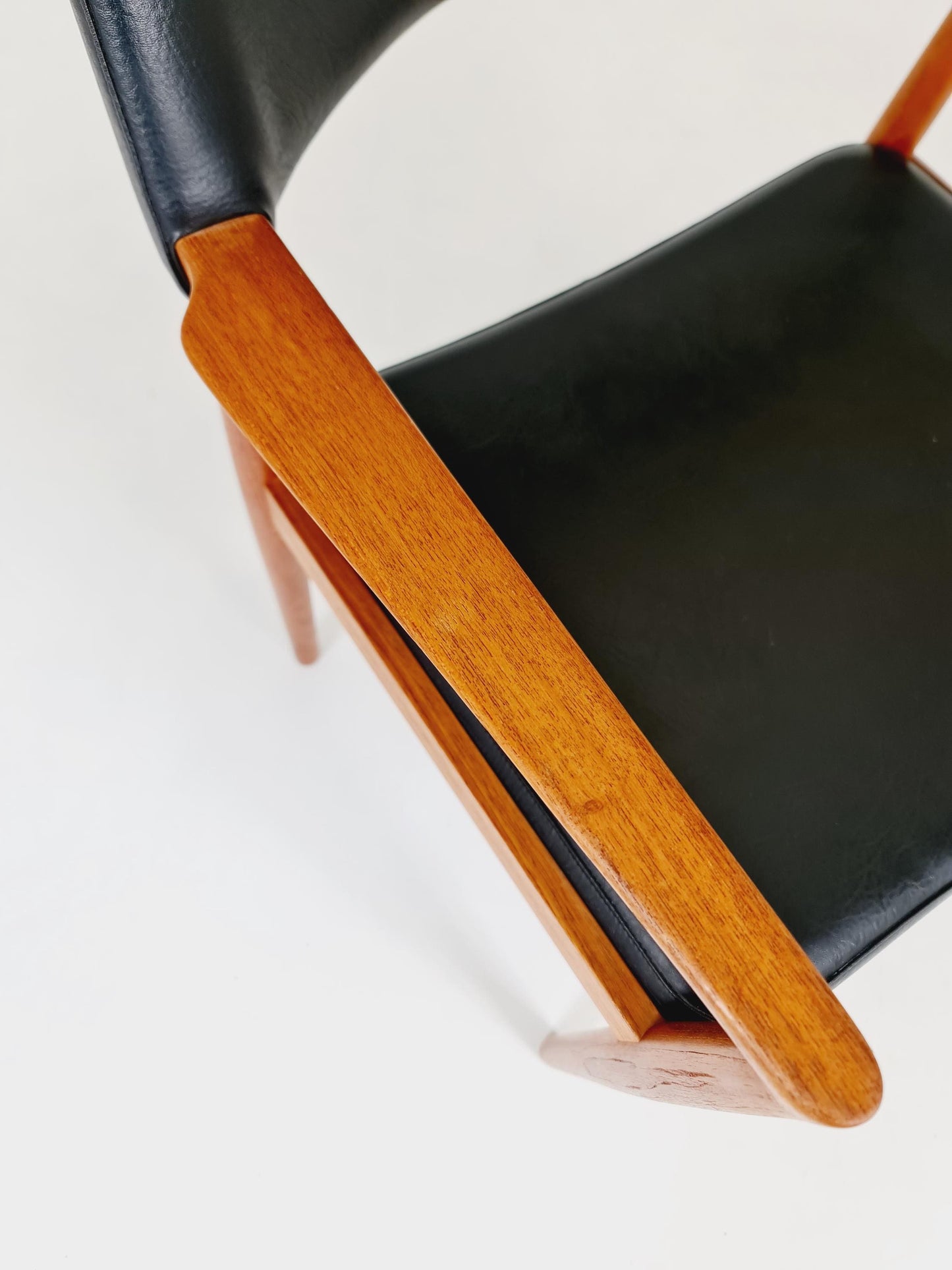 Danish Rare Teak Armchair By Erik Kirkegaard model 43 Desk Chair 1960s