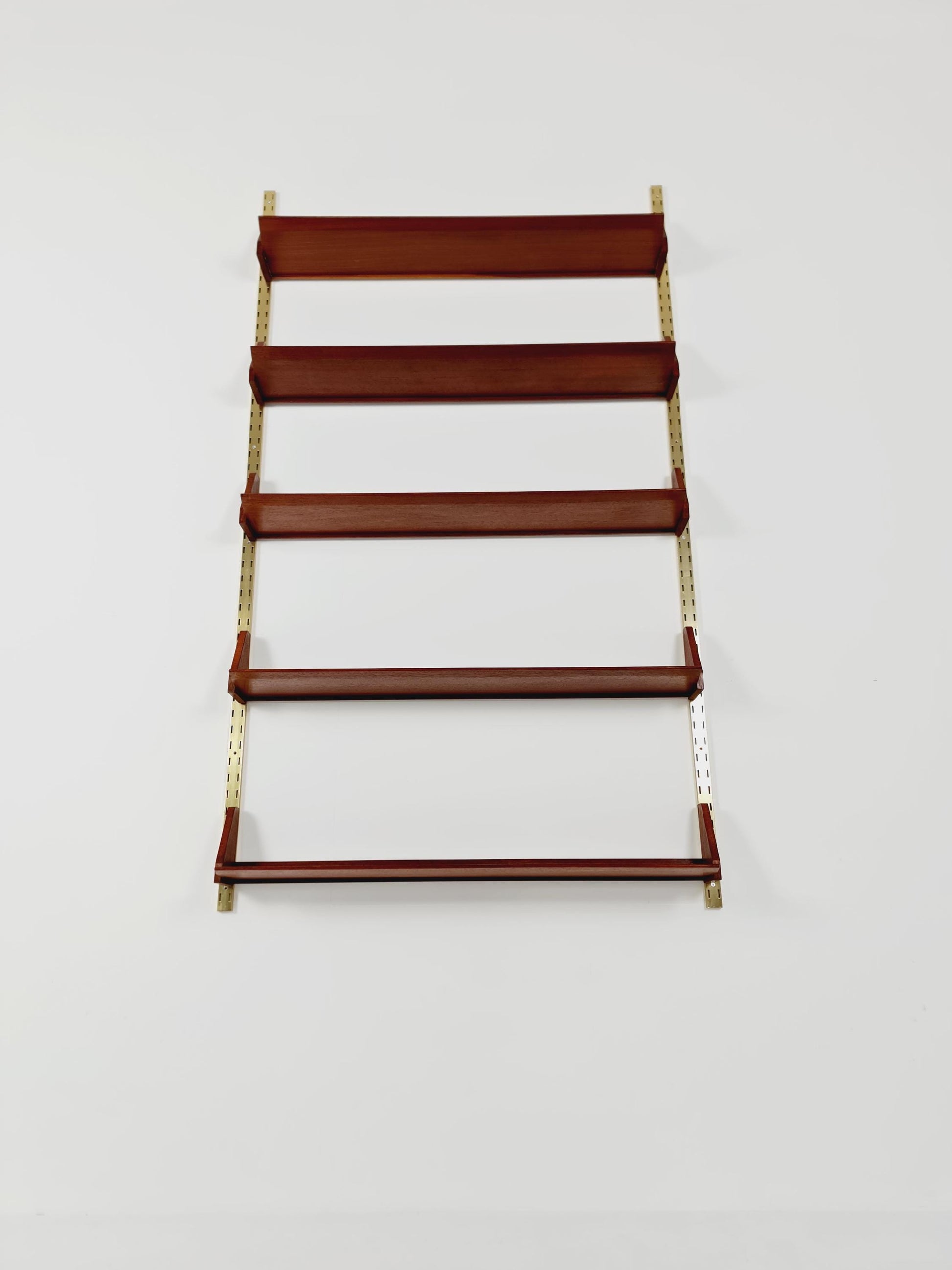 Mid century German Solid teak shelf-system by WK Möbel, 1950s