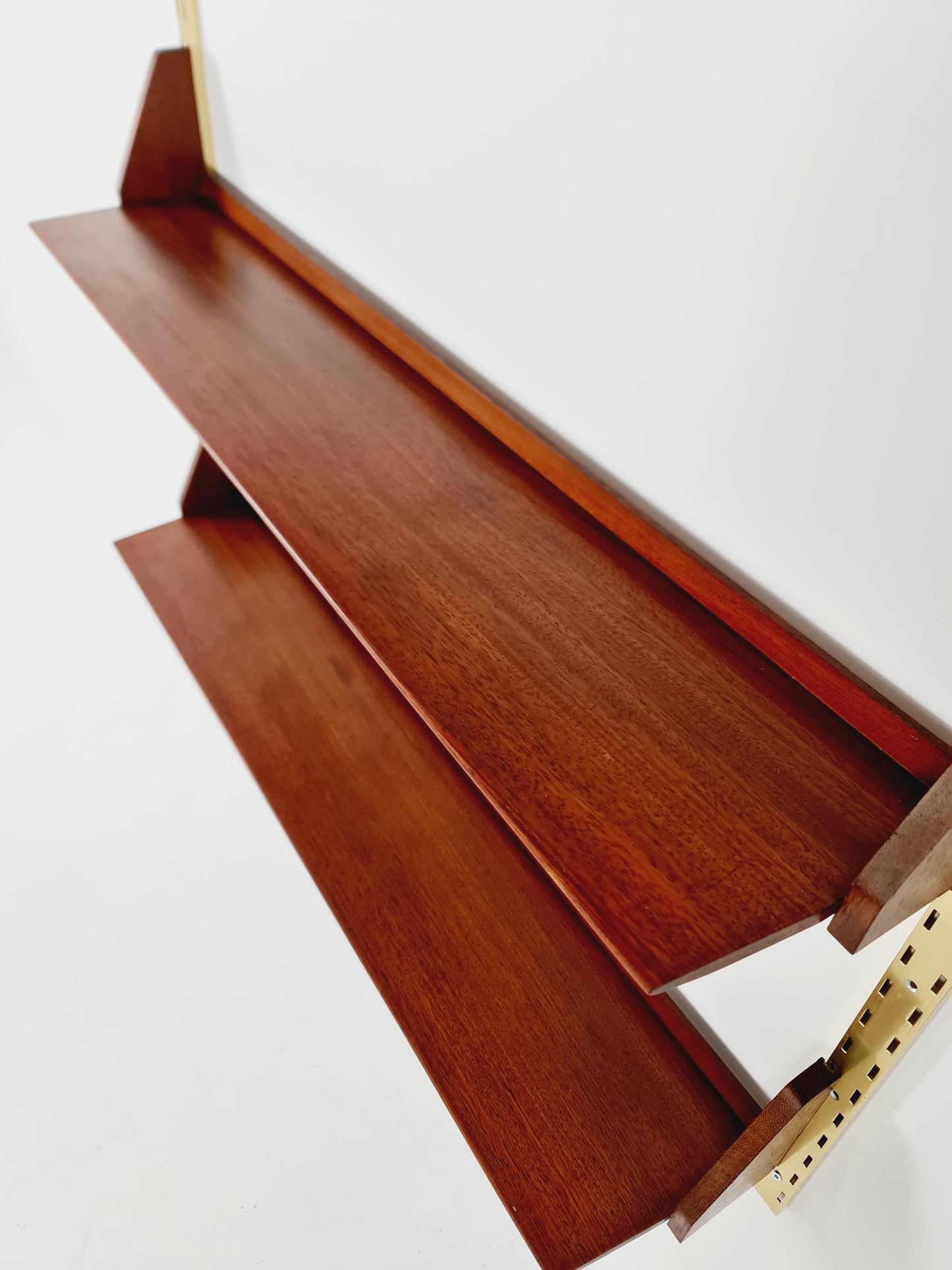 Mid century German Solid teak shelf-system by WK Möbel, 1950s